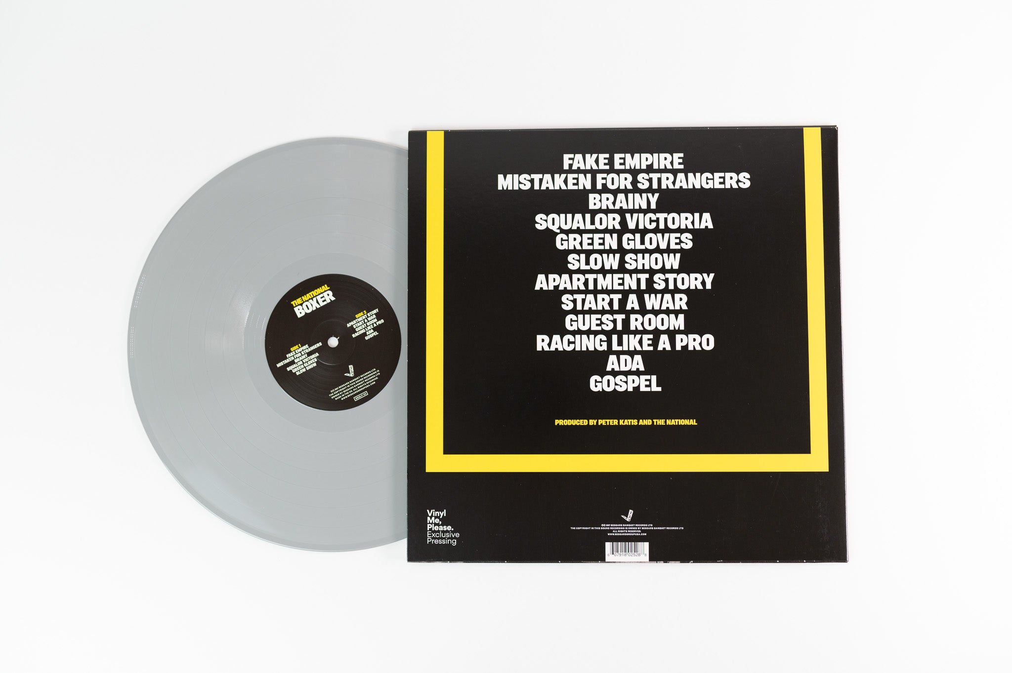 The National - Boxer on Vinyl Me Please Gray With Clear Vinyl 7" Reissue