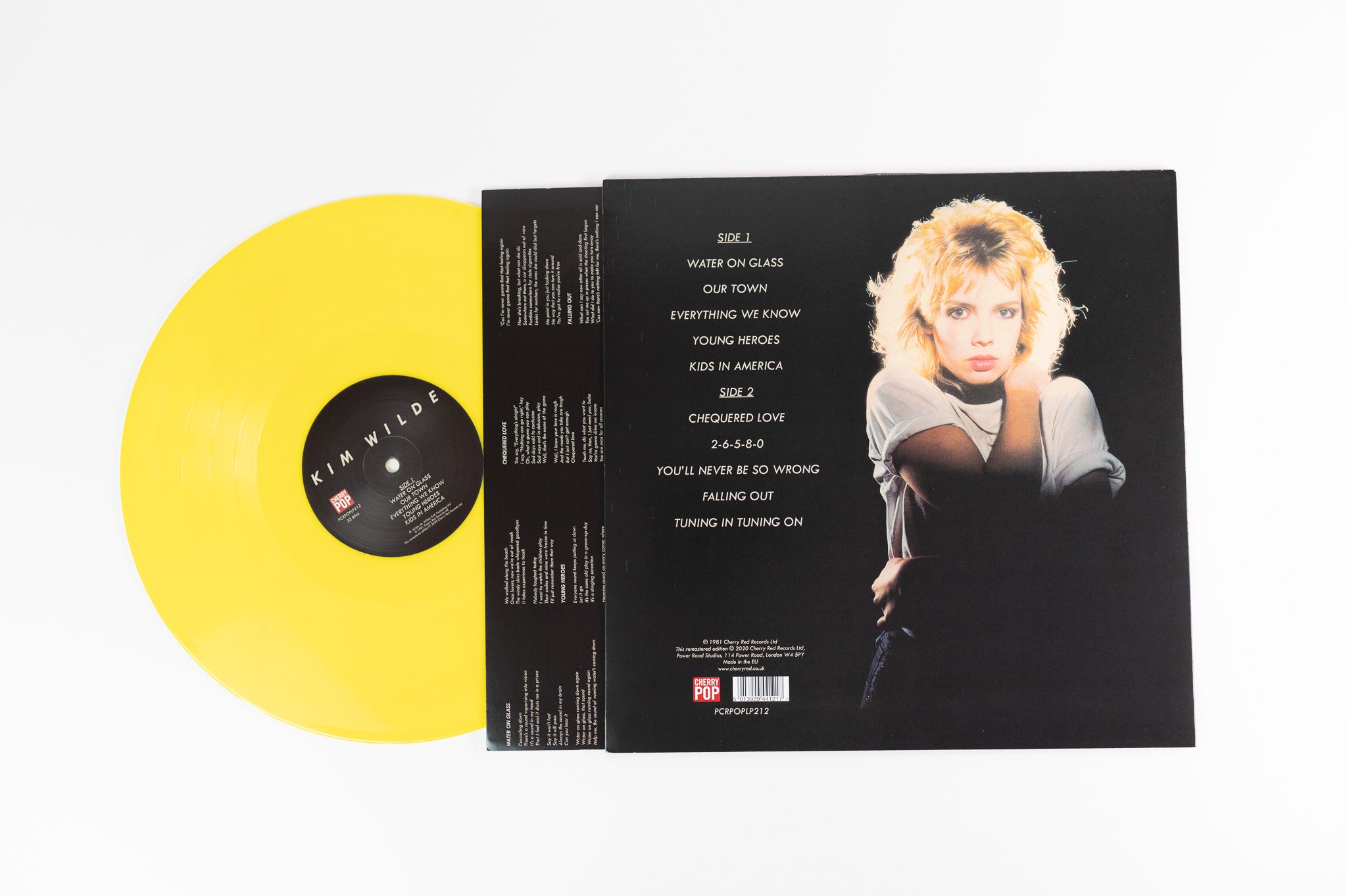 Kim Wilde - Kim Wilde on Cherry Pop Ltd Yellow Vinyl Reissue
