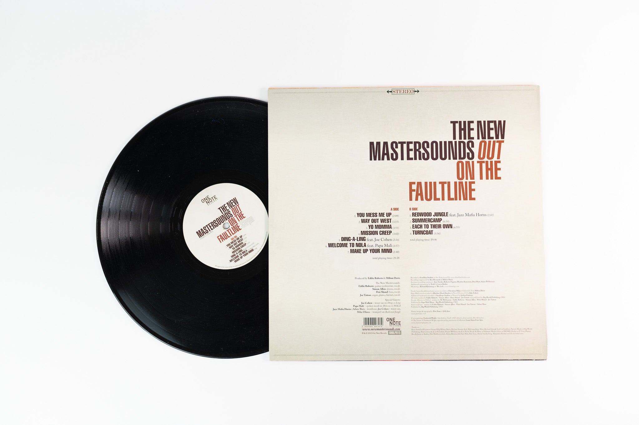 The New Mastersounds - Out On The Faultline on One Note UK