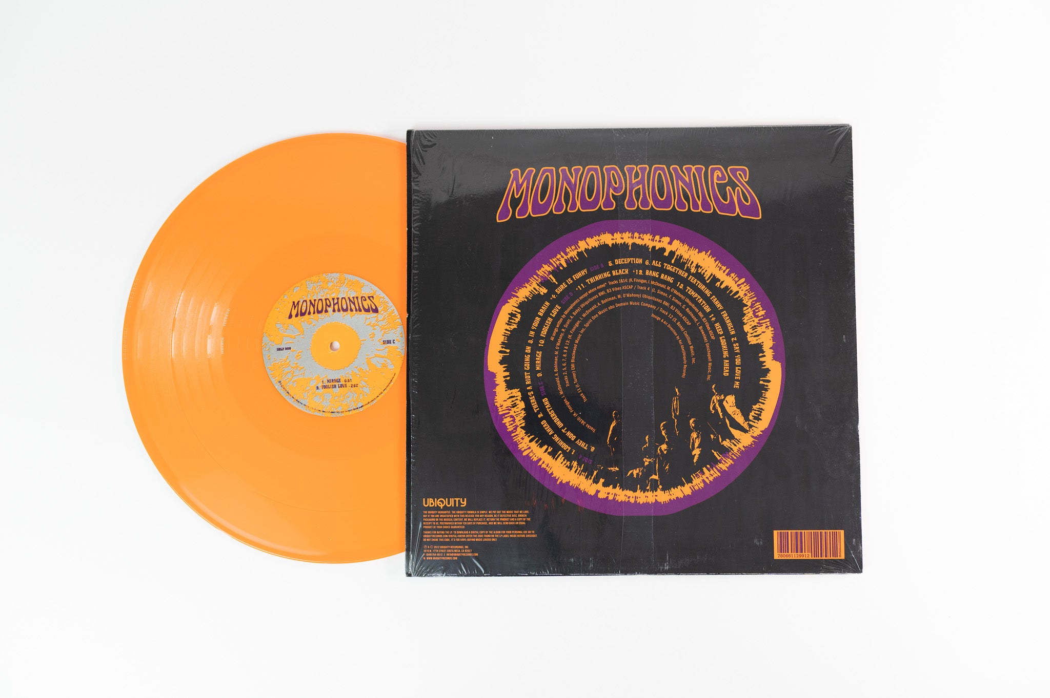 Monophonics - In Your Brain on Ubiquity Orange / Purple Splatter Vinyl Reissue