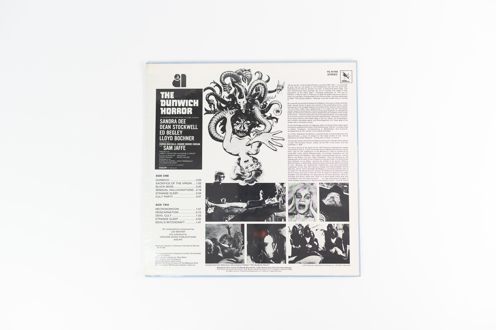 Les Baxter - The Dunwich Horror (Original Soundtrack) on Varese Sarabande 1979 Reissue Sealed