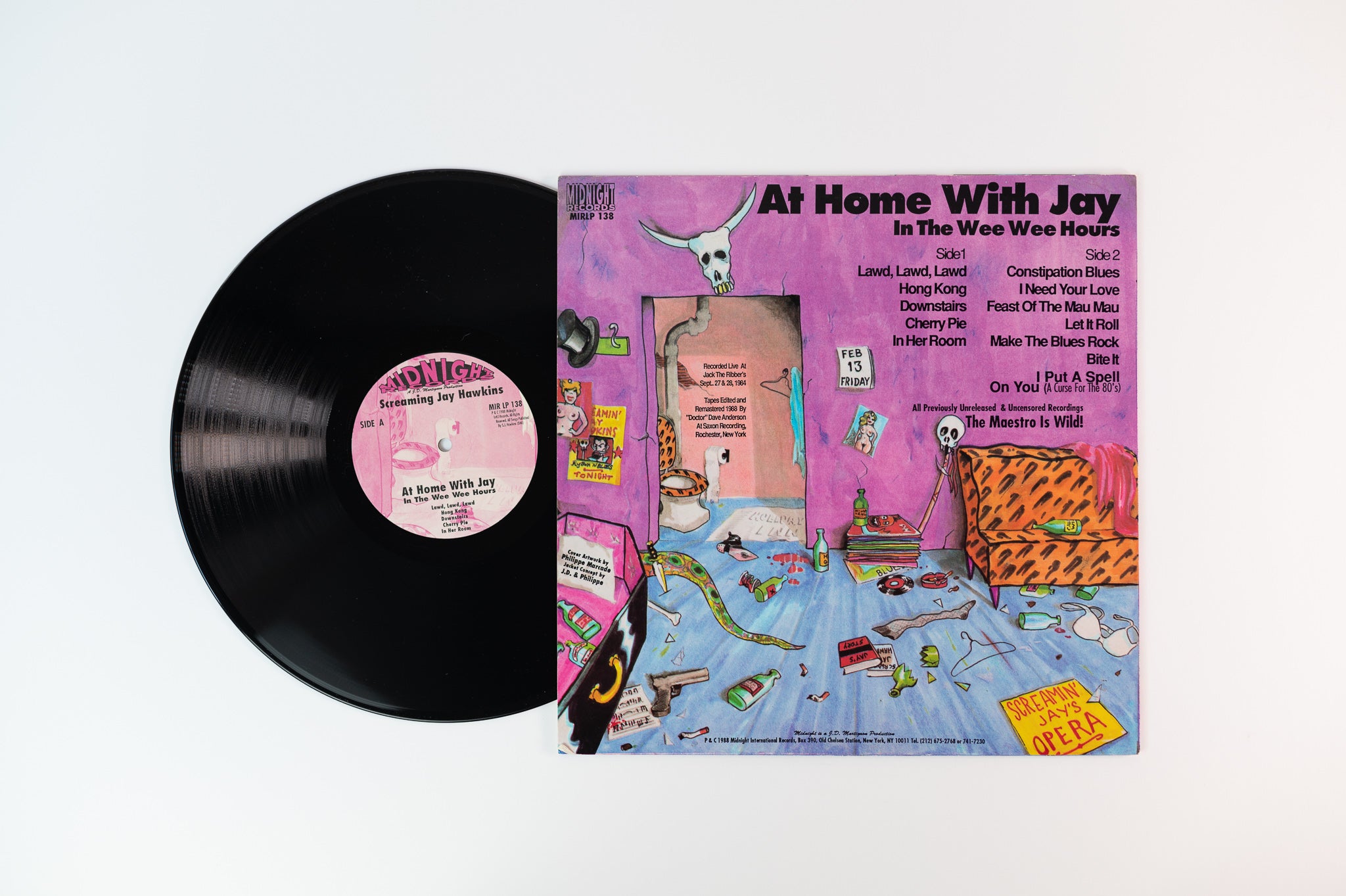 Screamin' Jay Hawkins - At Home With Jay In The Wee Wee Hours on Midnight Records