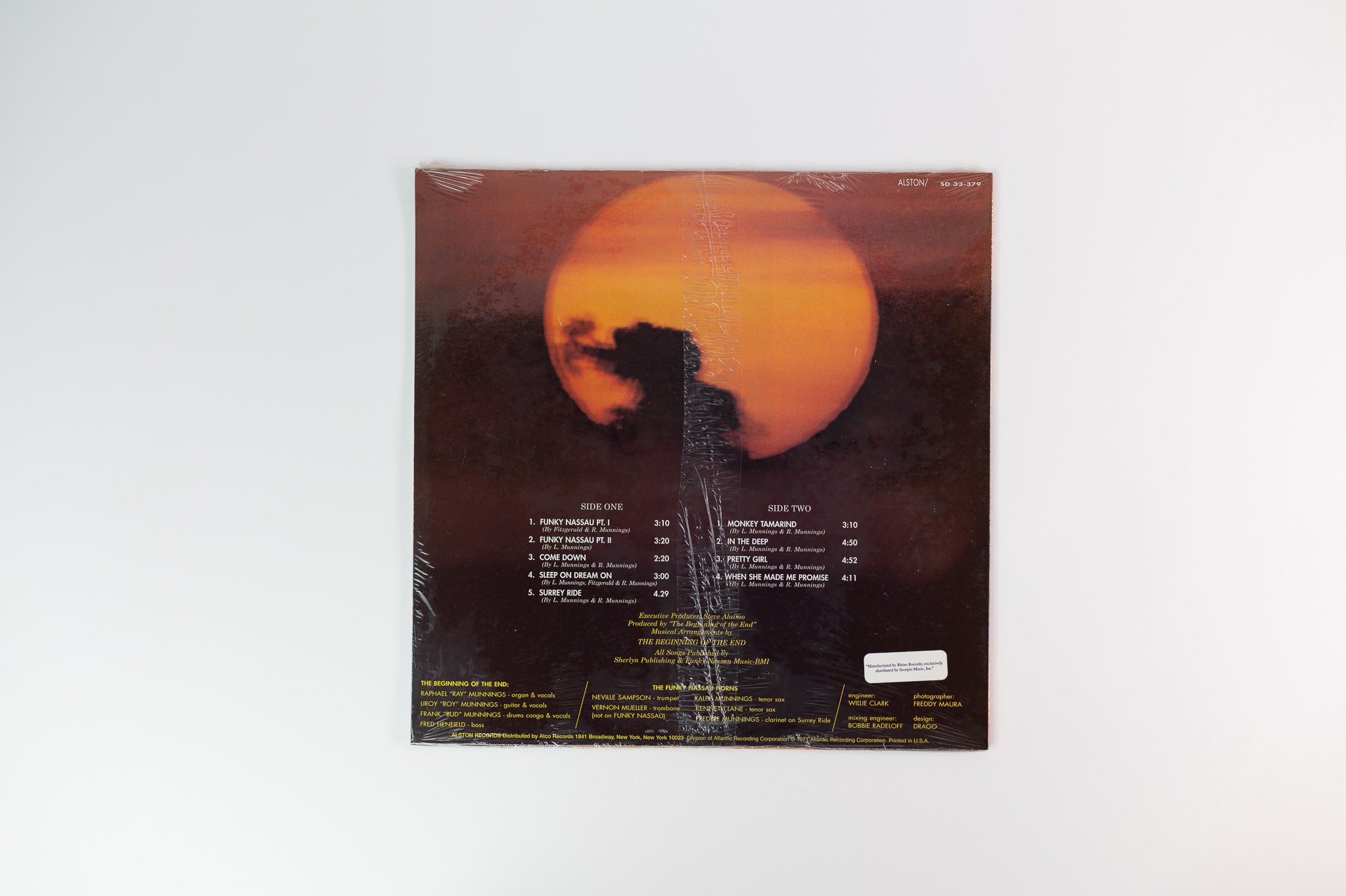 The Beginning Of The End - Funky Nassau on Alston Reissue Sealed