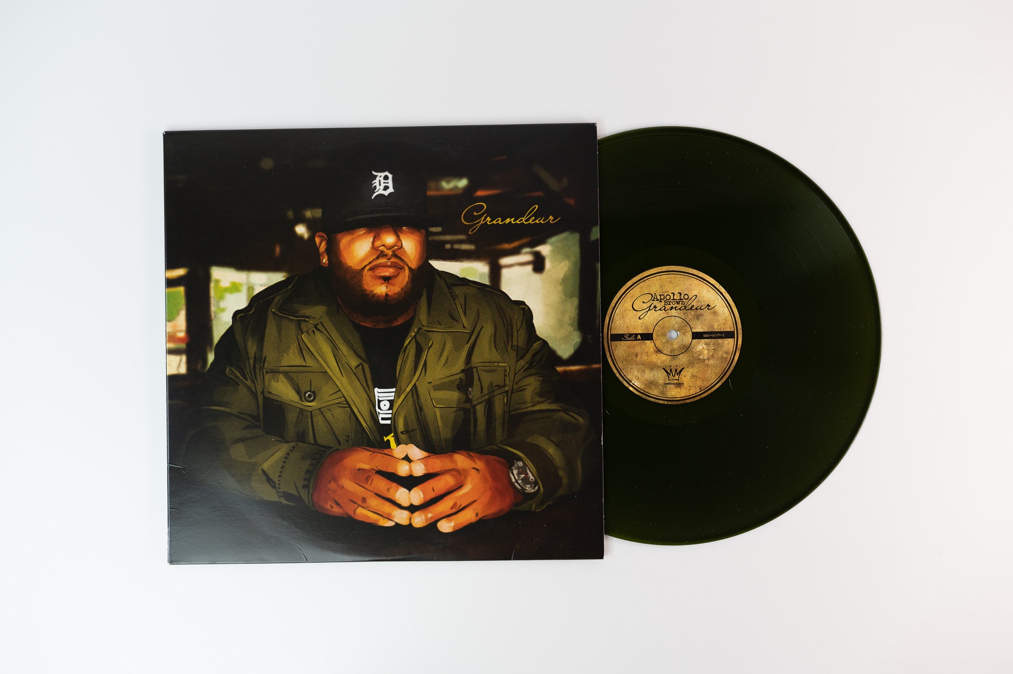 Apollo Brown - Grandeur on Mello Music Group Green Translucent Vinyl