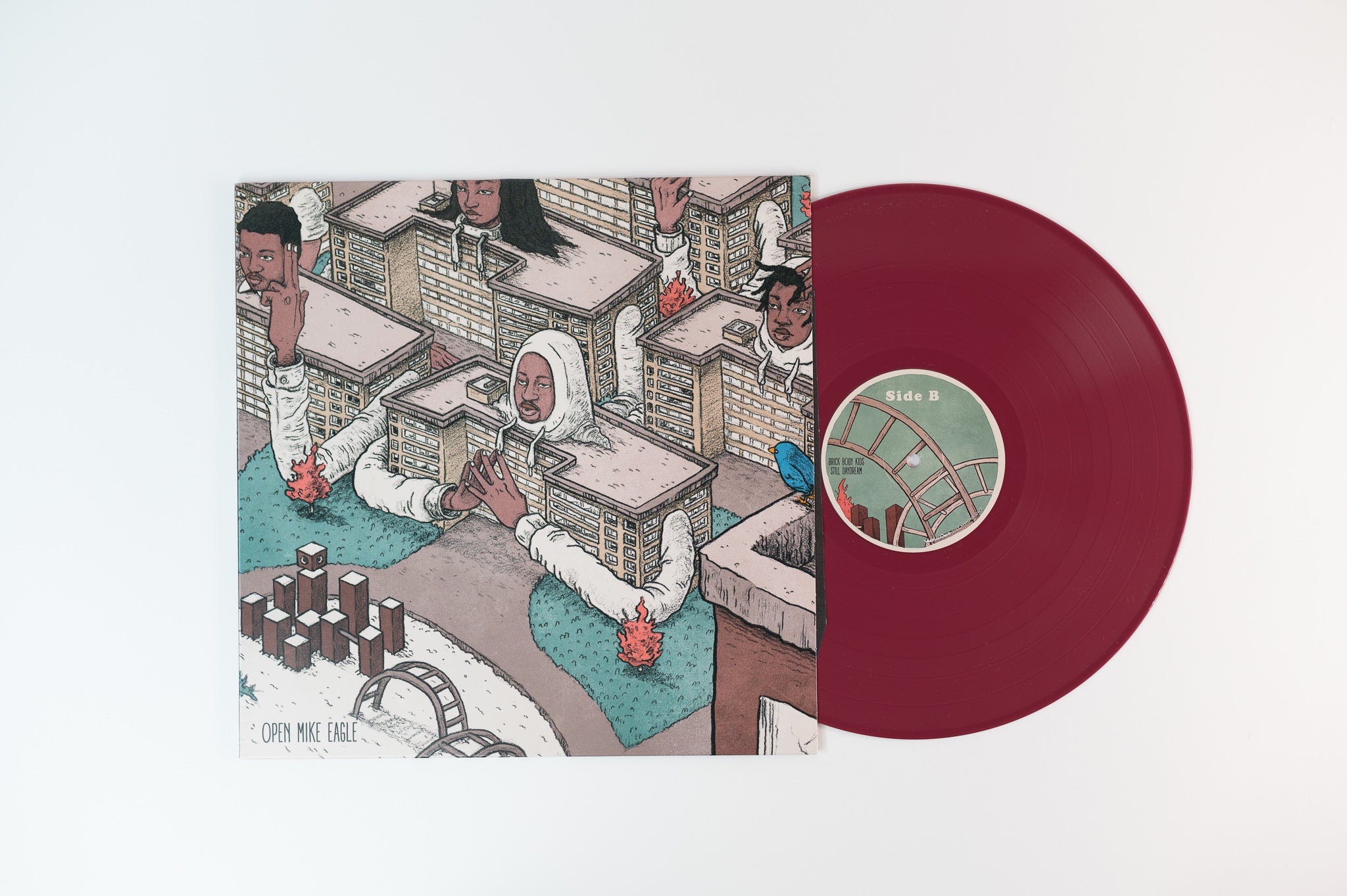 Open Mike Eagle - Brick Body Kids Still Daydream on Mello Music Group Ox Blood Vinyl