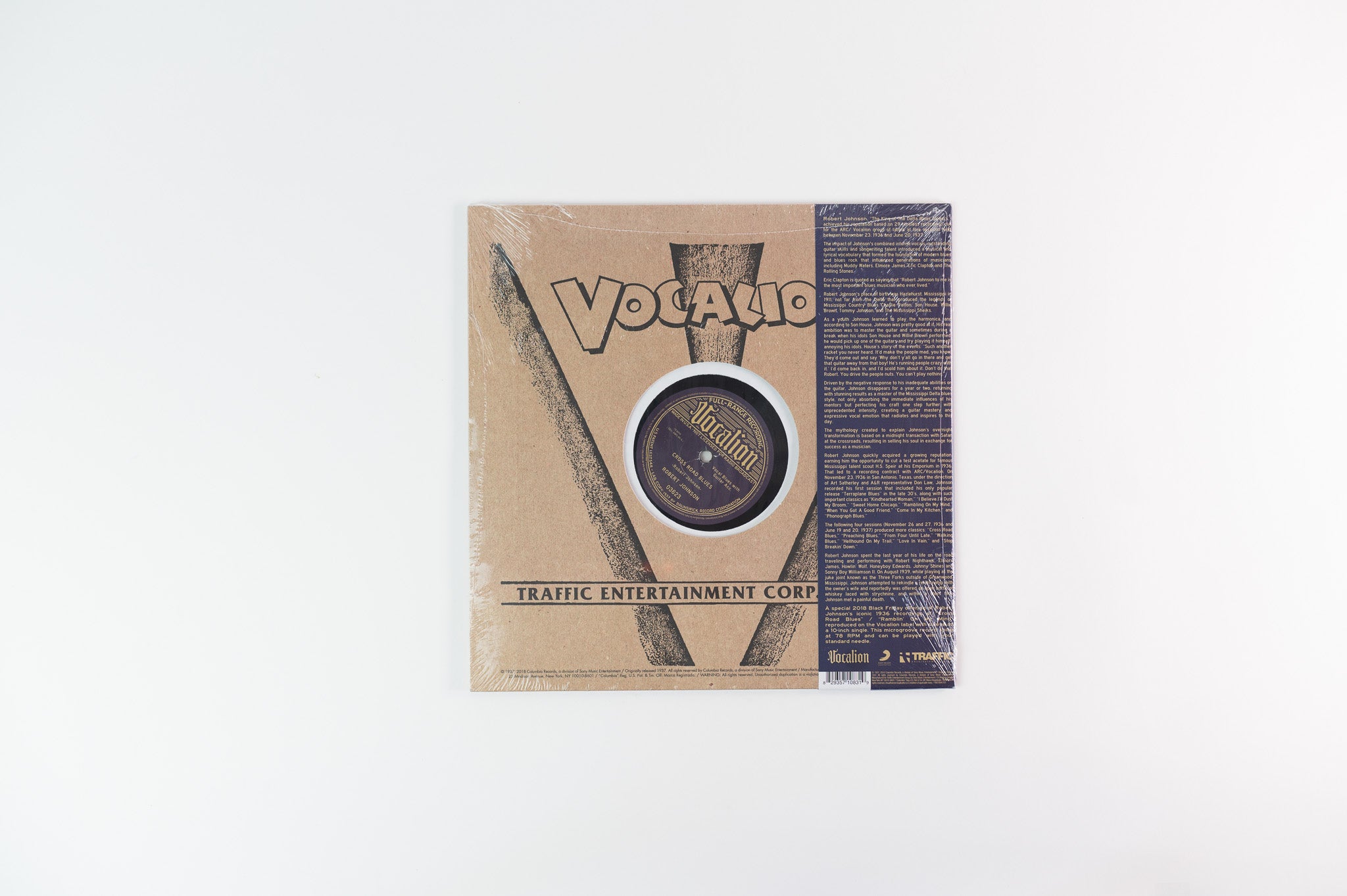 Robert Johnson - Cross Road Blues / Ramblin' On My Mind on Sony / Traffic - 10" 78 RPM RSD Reissue - Sealed