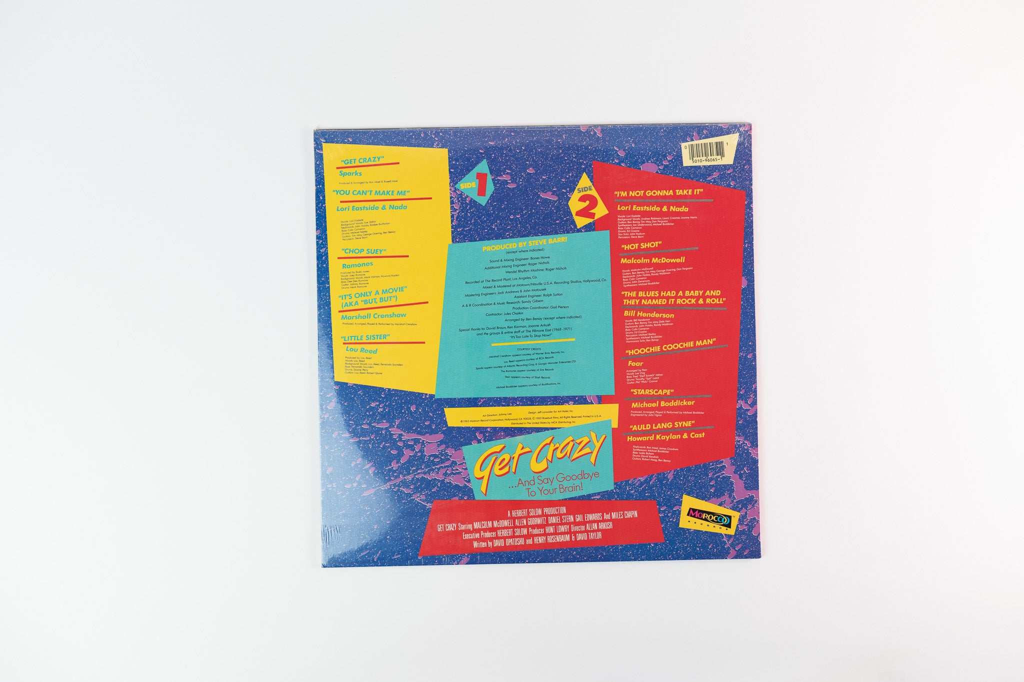 Various - Get Crazy (Original Motion Picture Soundtrack) on Morocco Records - Sealed