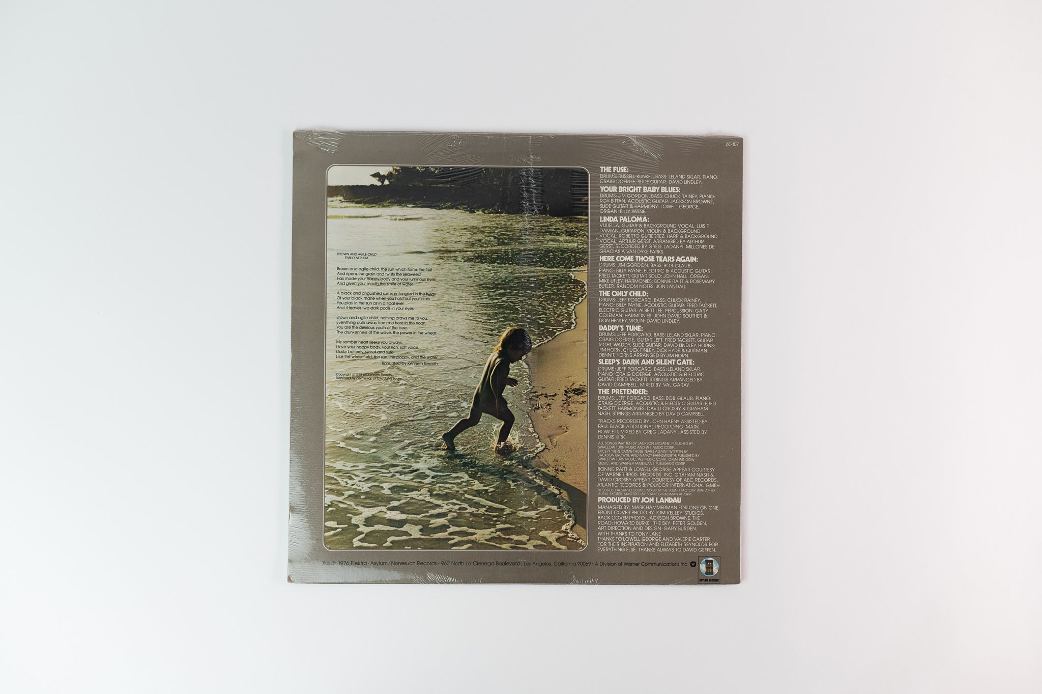 Jackson Browne - The Pretender on Asylum Sealed