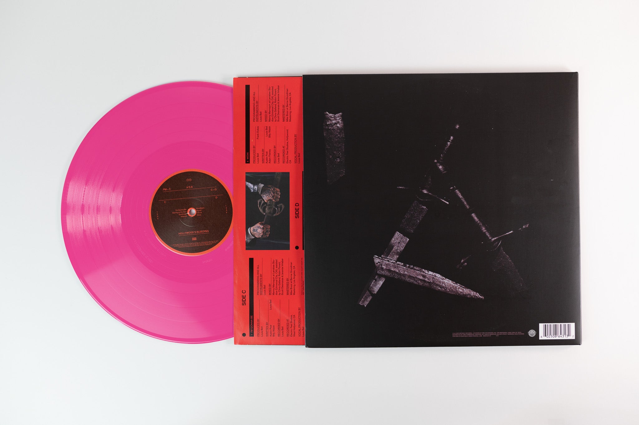 Post Malone - Hollywood's Bleeding on Republic Records - Pink Vinyl