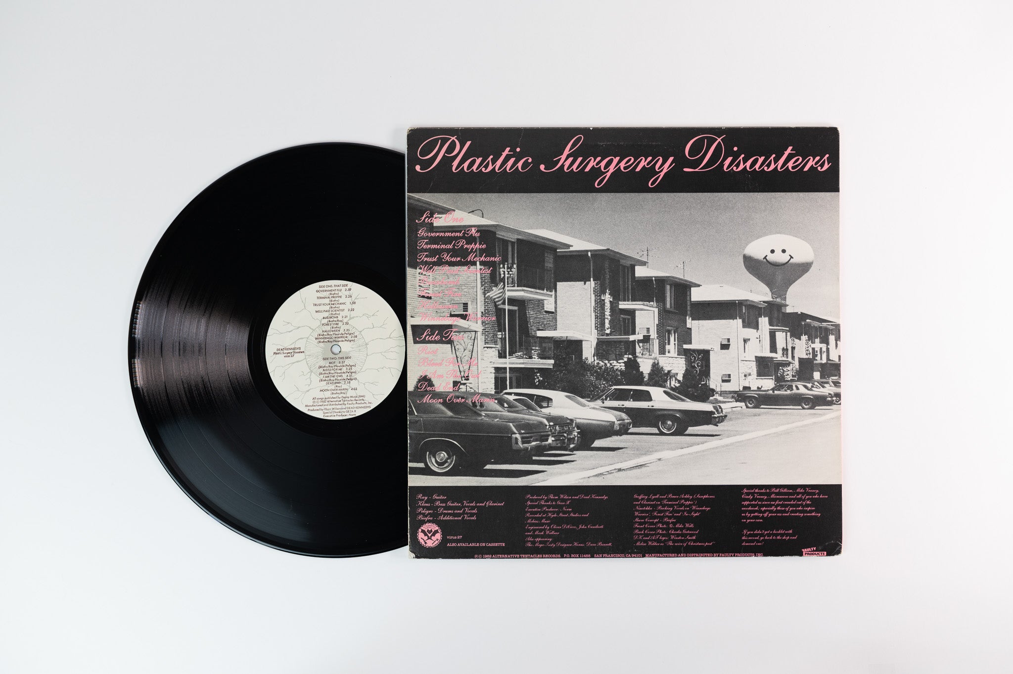 Dead Kennedys - Plastic Surgery Disasters on Alternative Tentacles / Faulty Products