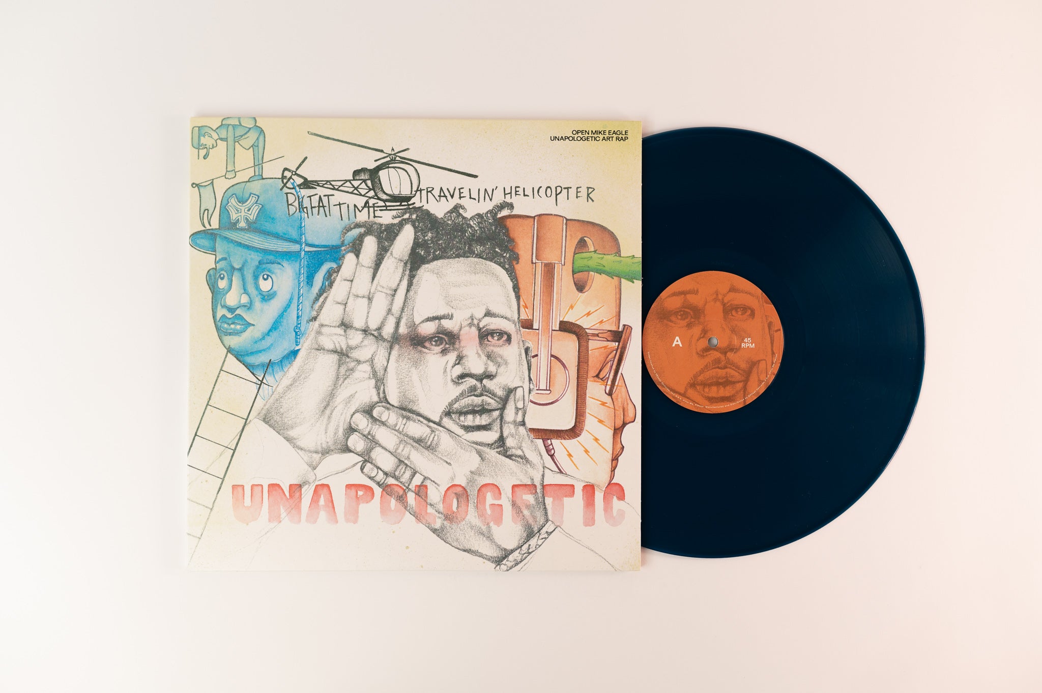 Open Mike Eagle - Unapologetic Art Rap. on Mush Vinyl Me Please Blue Vinyl Reissue