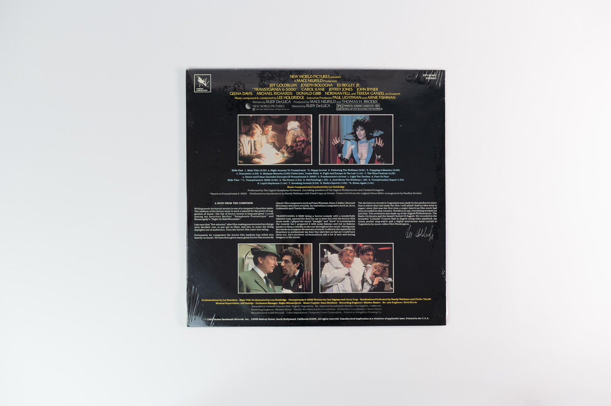 Lee Holdridge - Transylvania 6-5000 (Original Motion Picture Soundtrack) on Varese Sarabande - Sealed