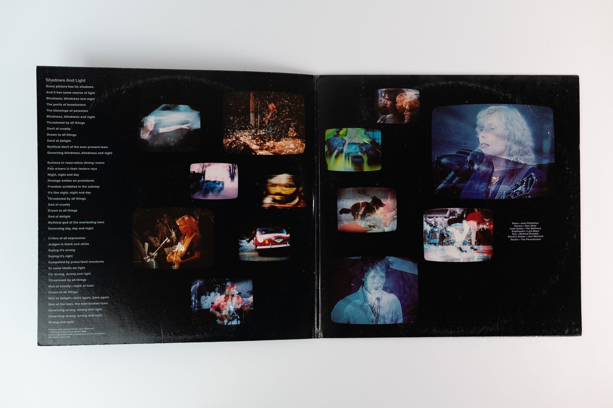 Joni Mitchell - Shadows And Light on Asylum Promo