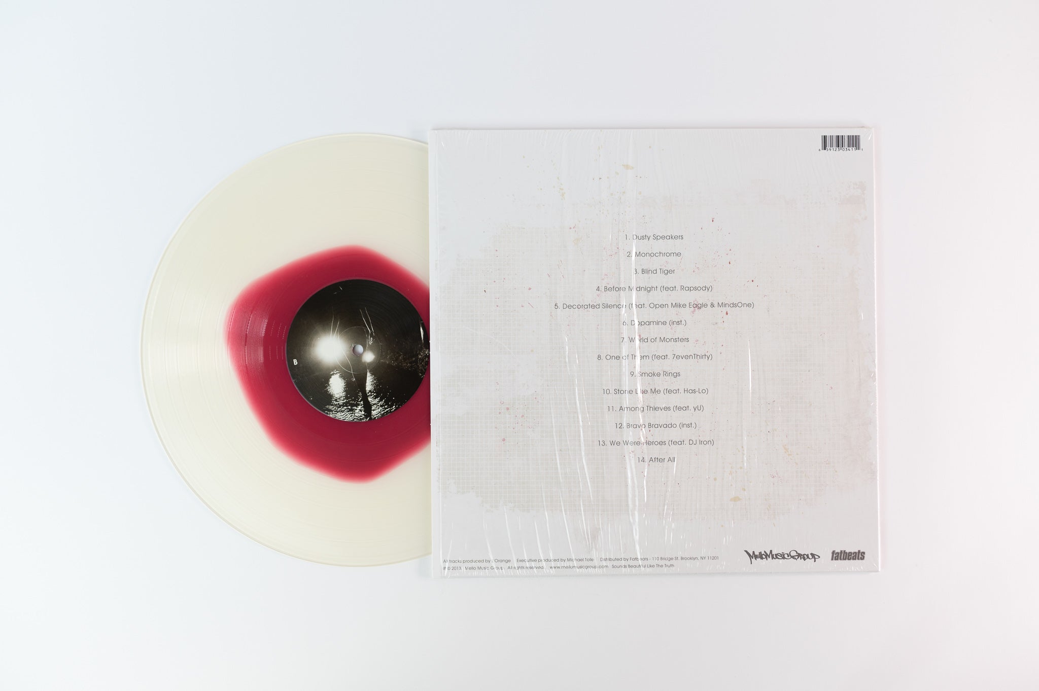 L'Orange & Stik Figa - The City Under The City on Mello Music Group Limited Clear With Pink Drop Vinyl