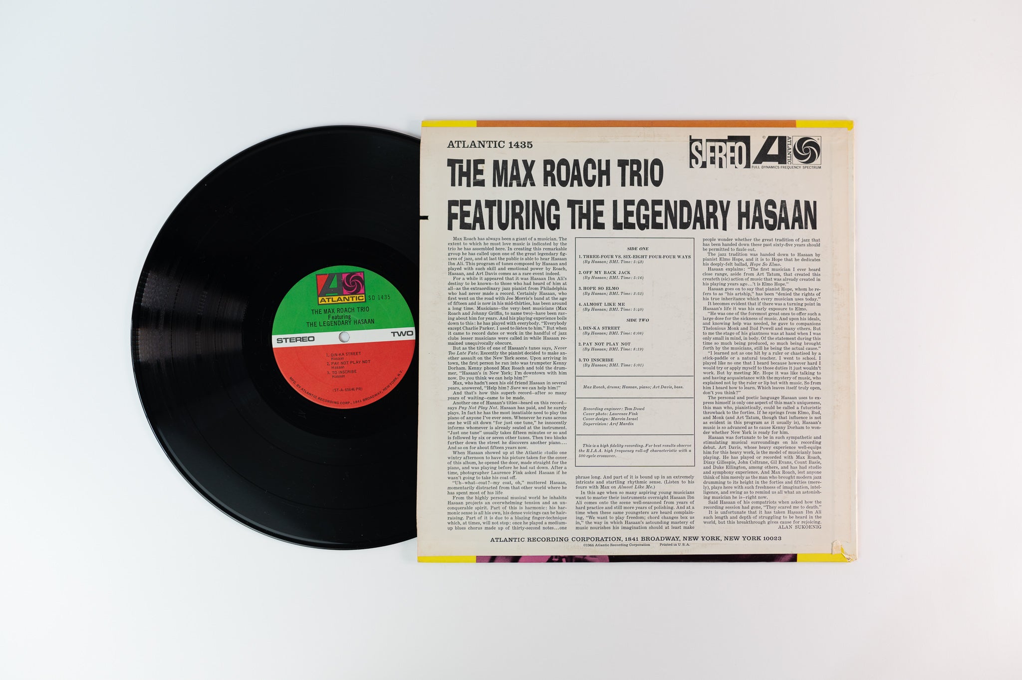 The Max Roach Trio – The Max Roach Trio Featuring The Legendary Hasaan on Atlantic Stereo Reissue