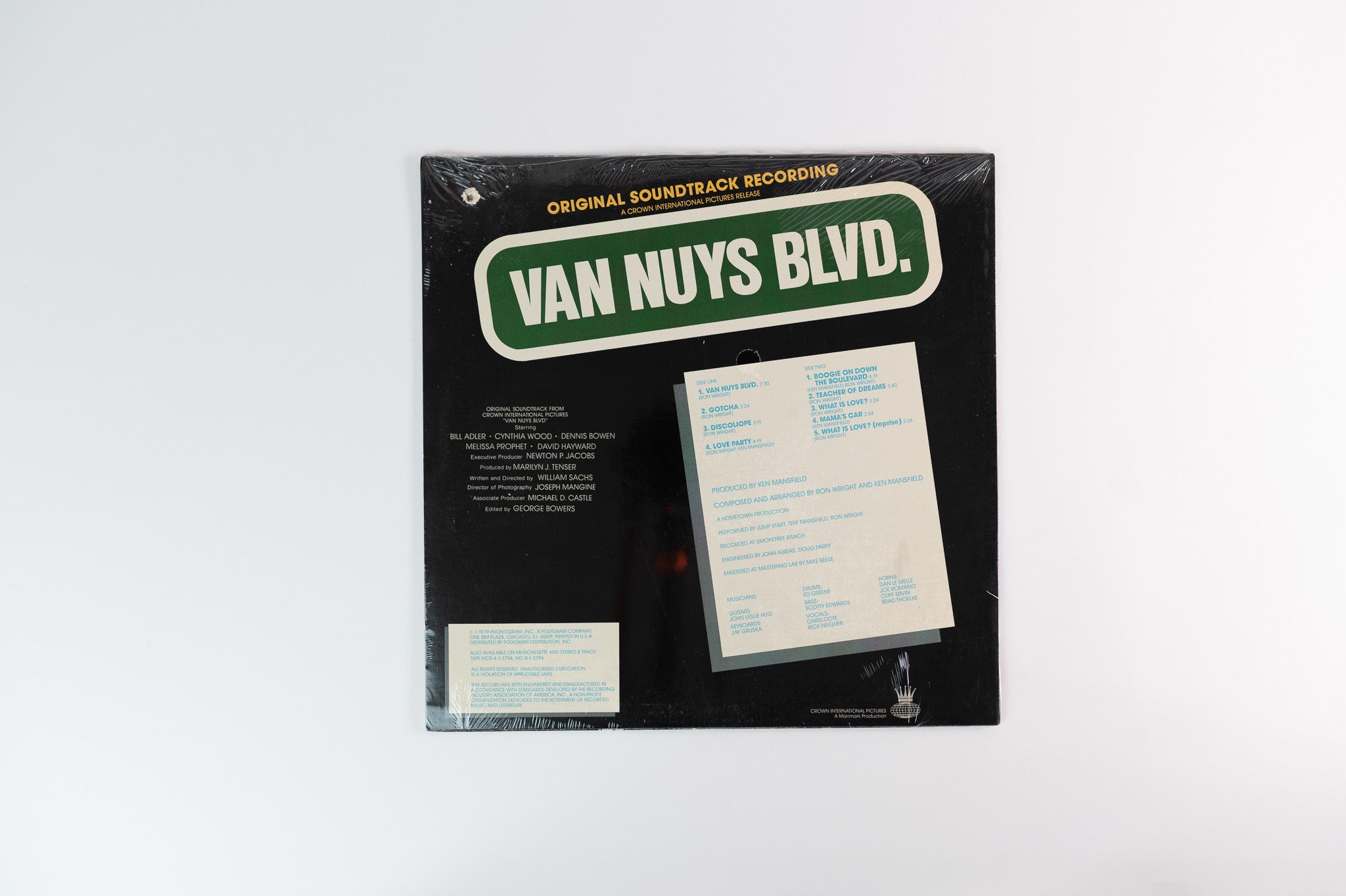 Ron Wright - Van Nuys Blvd. (Original Soundtrack Recording) on Mercury - Sealed