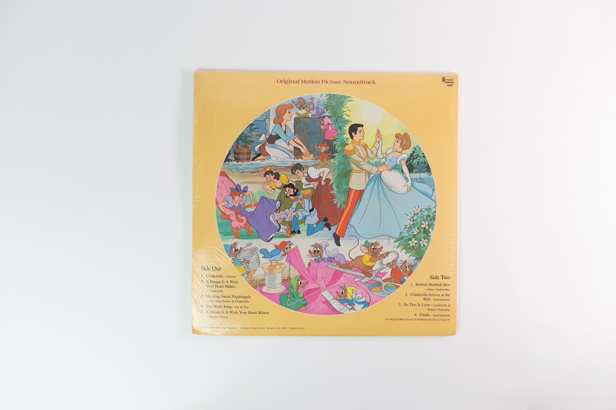 Various - Walt Disney's Cinderella on Disneyland - Sealed Picture Disc