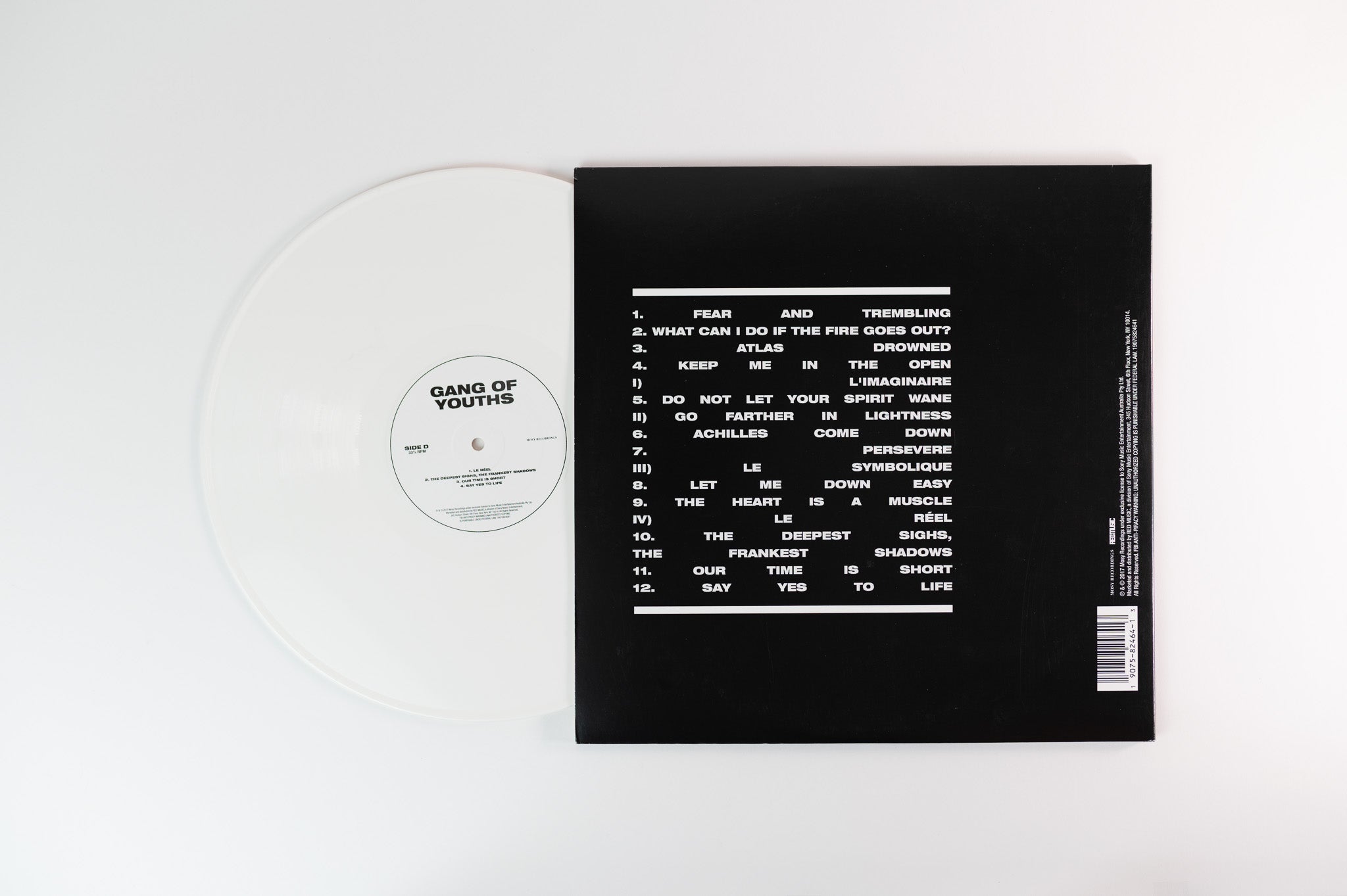 Gang of Youths - Go Farther In Lightness on Mosy Recordings - White Vinyl