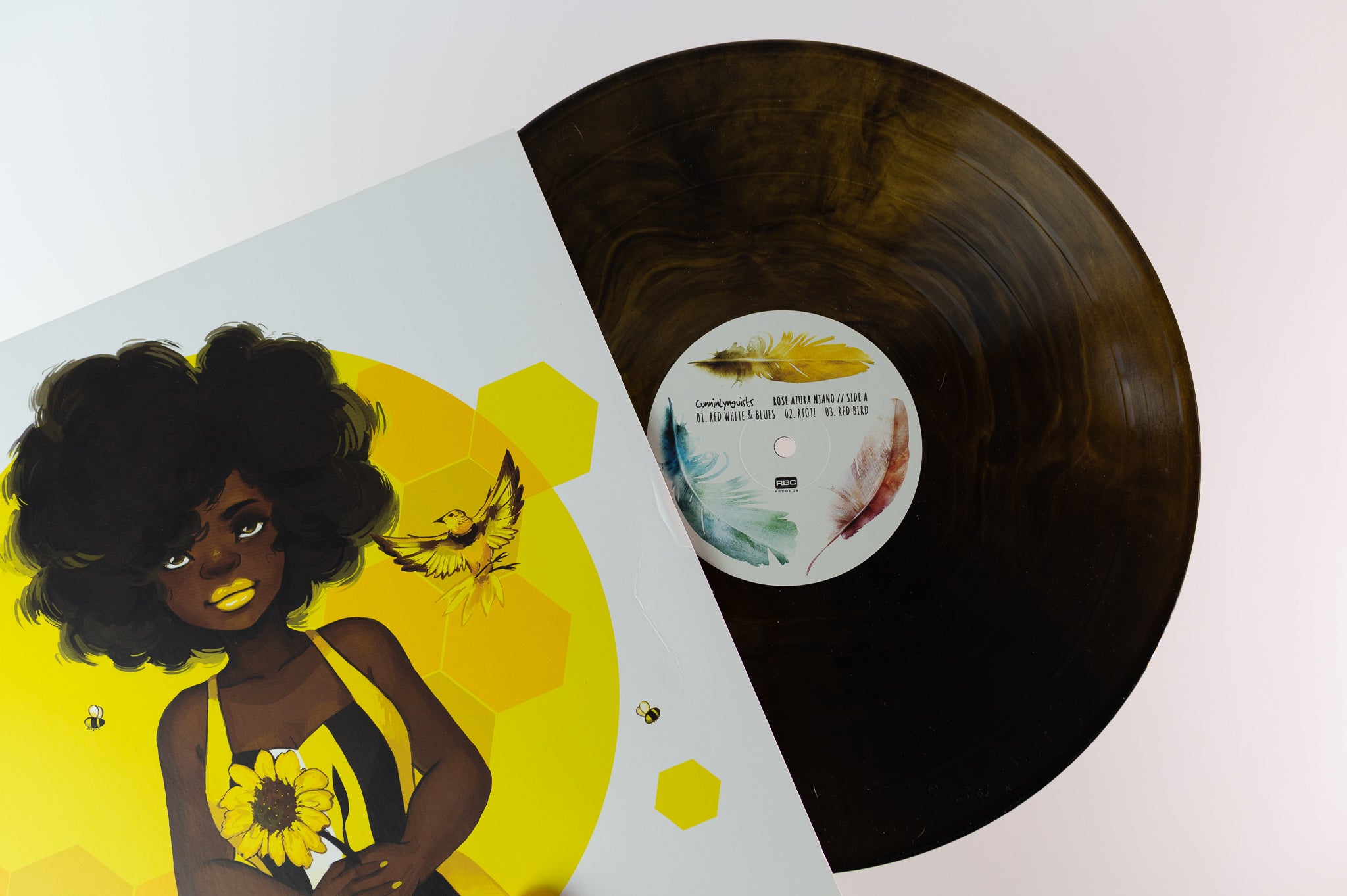 CunninLynguists - Rose Azura Njano on A Piece of Strange Limited Yellow Galaxy Vinyl