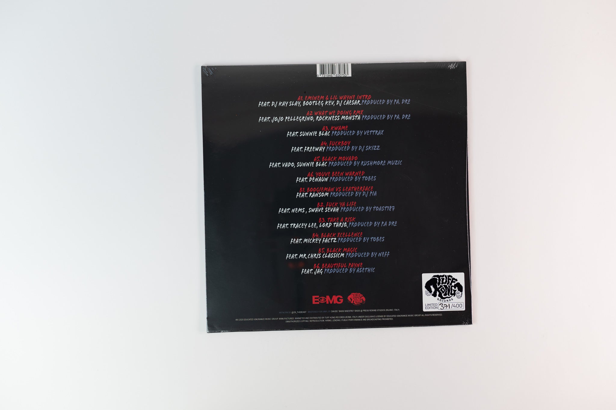 RJ Payne - He's A Fuckin Animal on Tuff Kong Limited Numbered Sealed