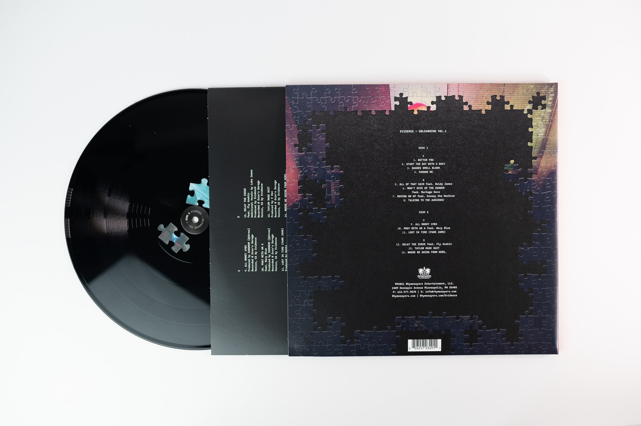 Evidence - Unlearning Vol. 1 on Rhymesayers