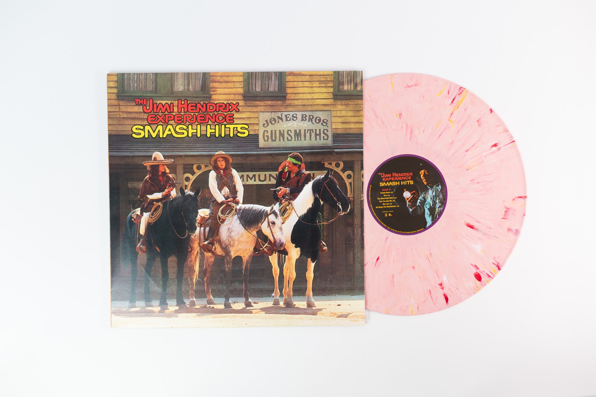 The Jimi Hendrix Experience - Smash Hits on Experience Hendrix Ltd Fye Exclusive Red Yellow Swirl Reissue