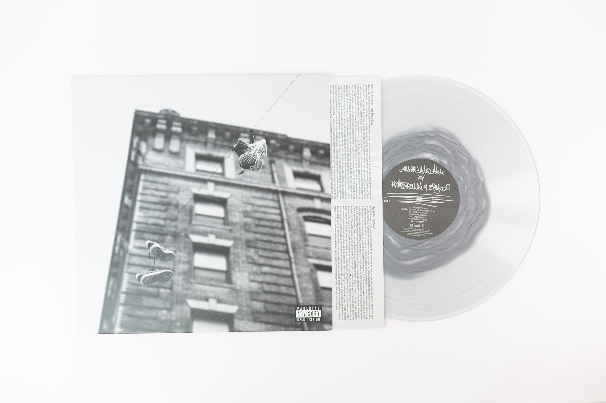 Apollo Brown & Skyzoo - The Easy Truth on Mello Music Group Clear / Grey Vinyl