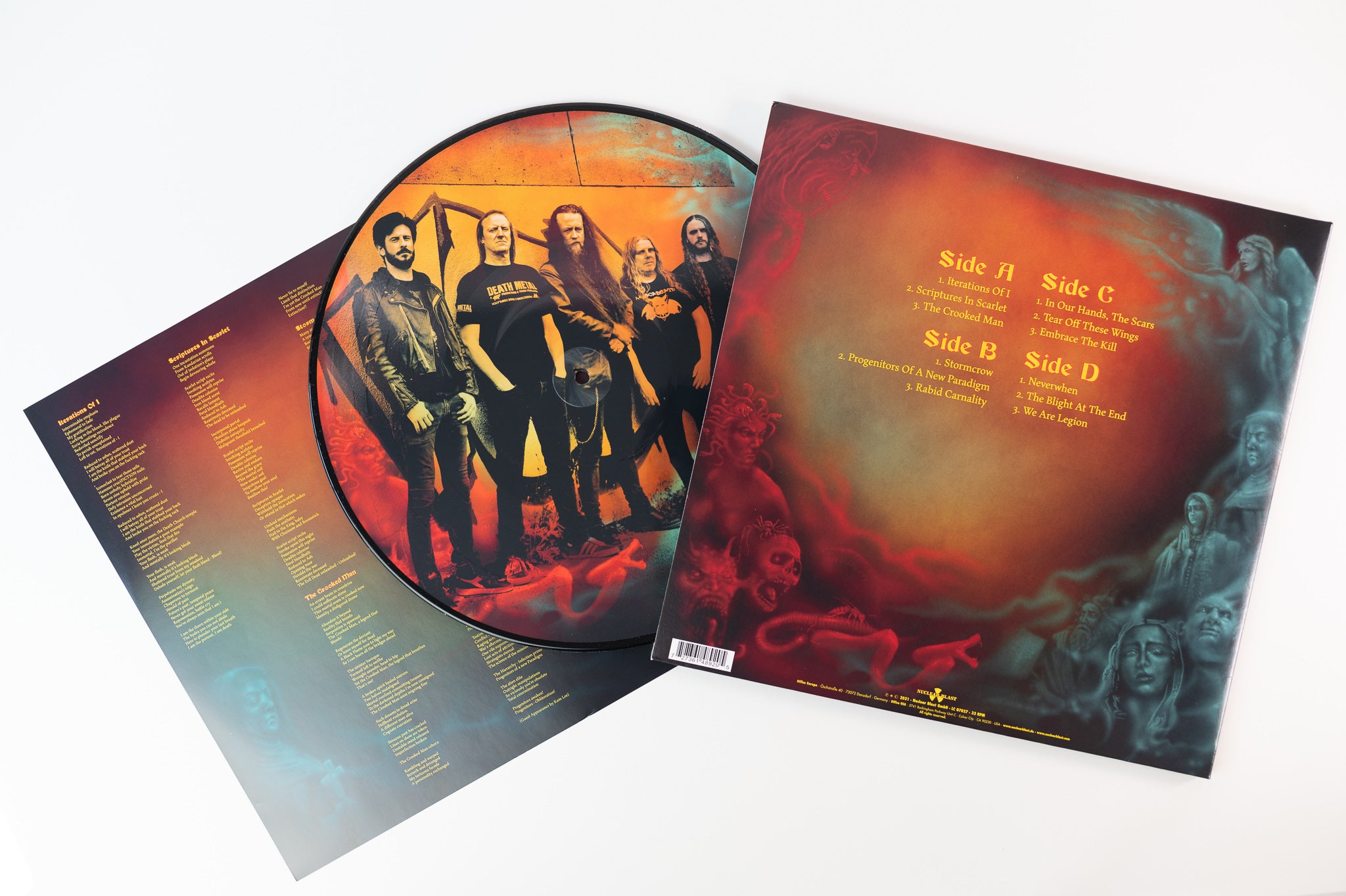 Benediction - Scriptures on Nuclear Blast 2 Picture Discs Reissue