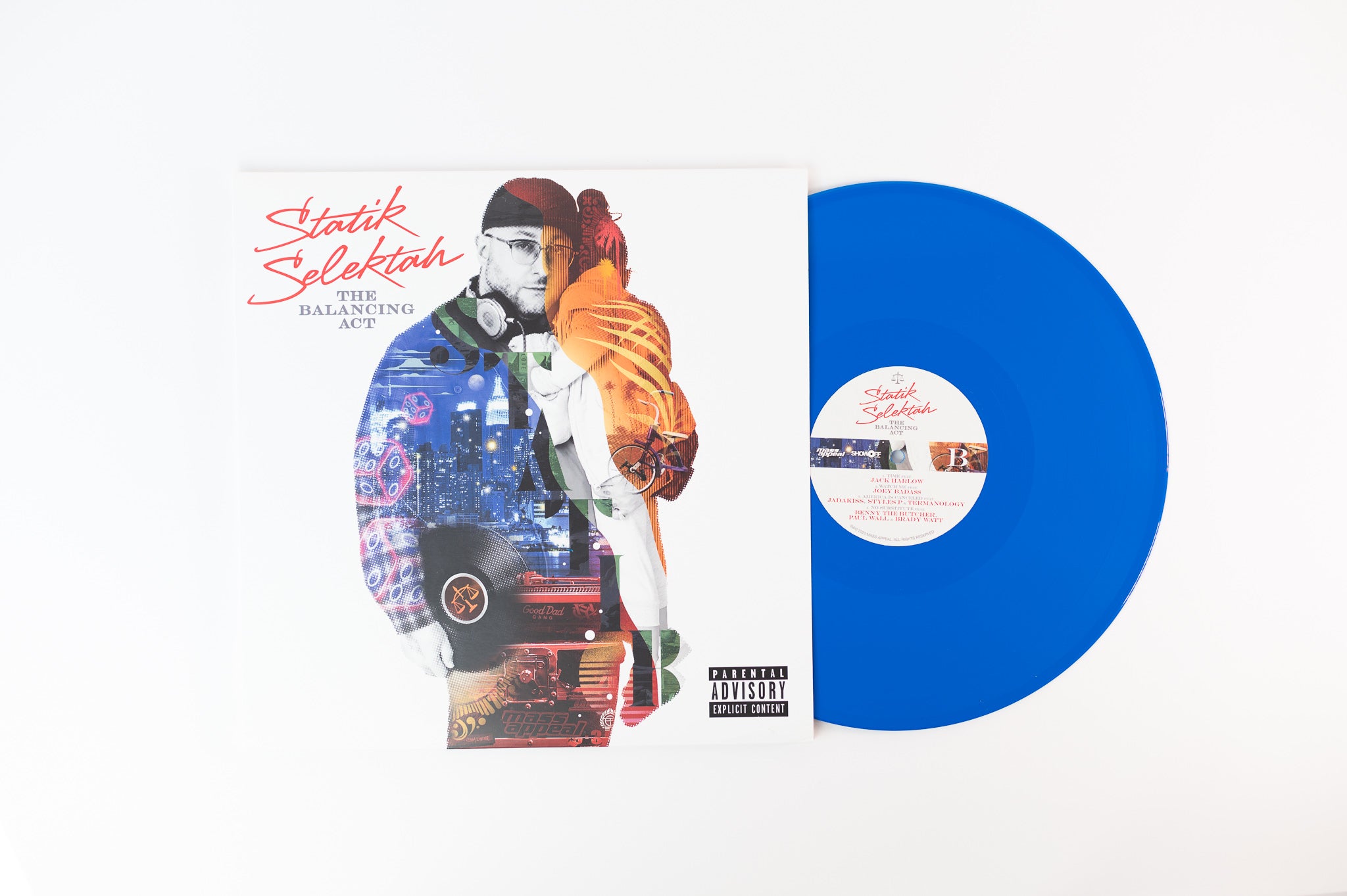 Statik Selektah - The Balancing Act on Mass Appeal Limited Blue Vinyl