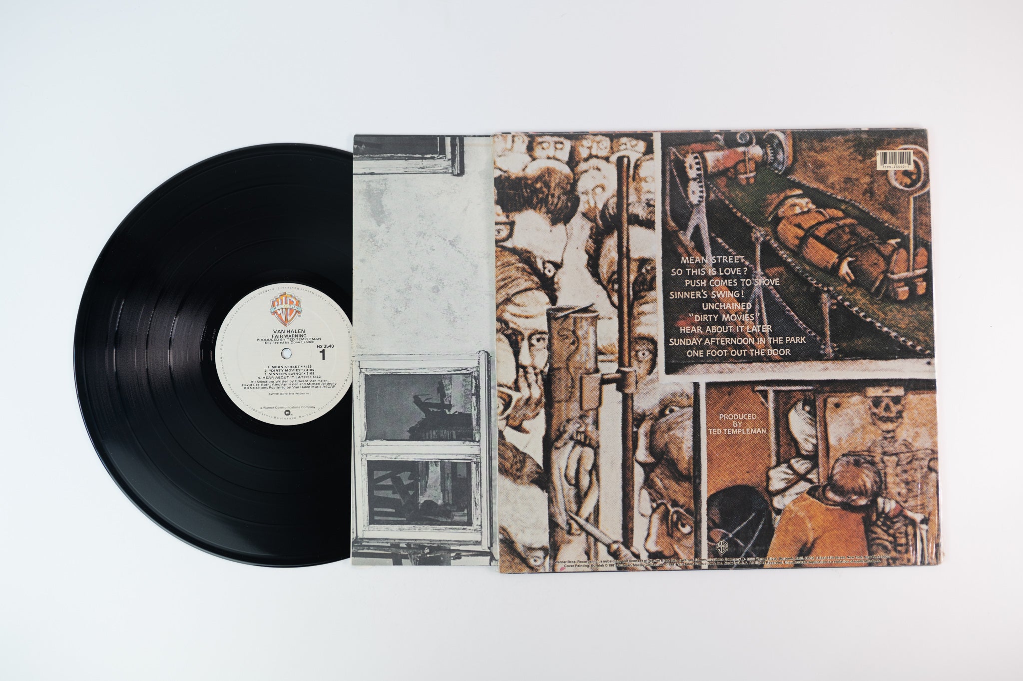 Van Halen - Fair Warning on Warner Bros. Records