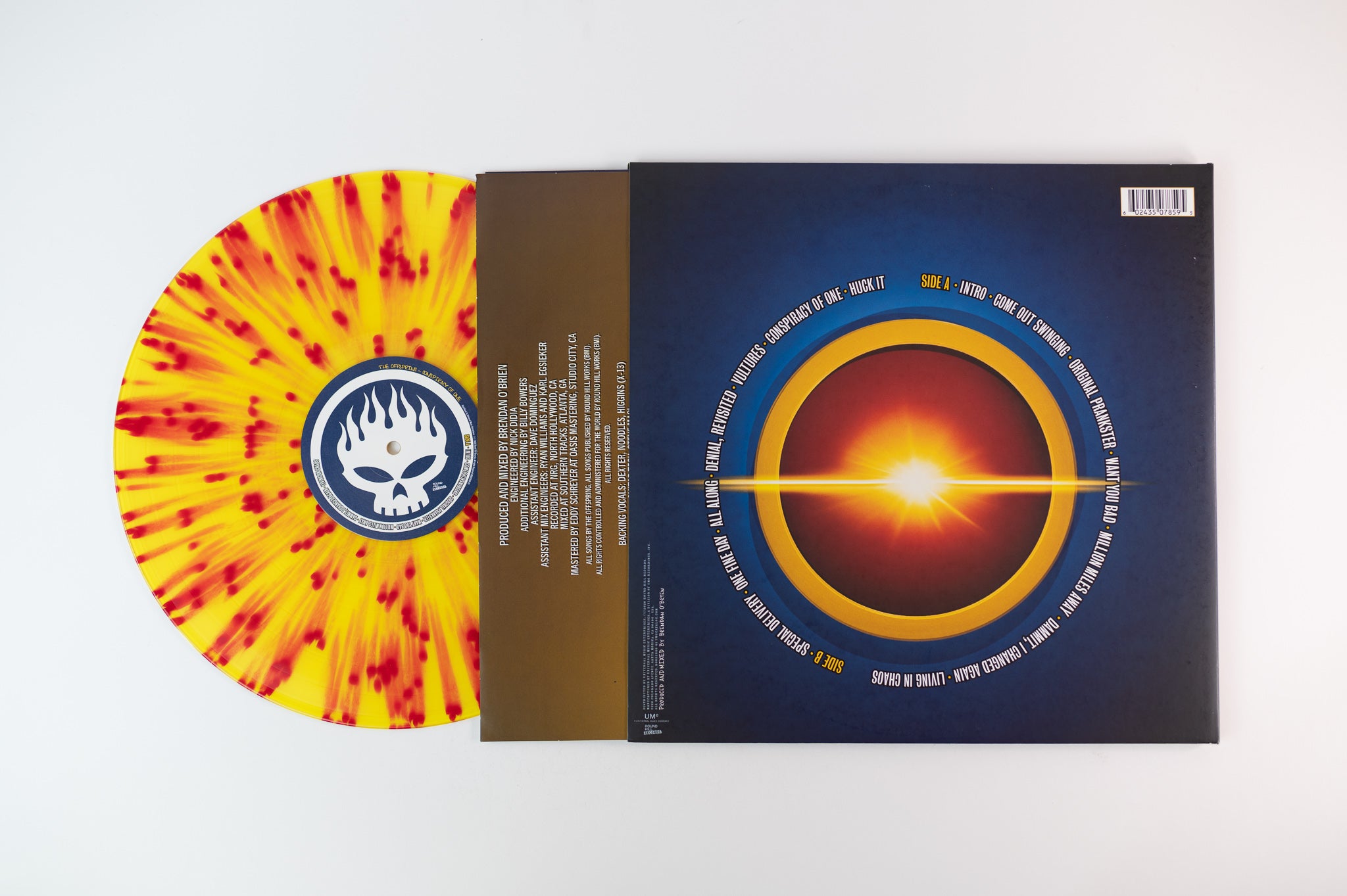 The Offspring - Conspiracy Of One on Round Hill - Splatter Vinyl