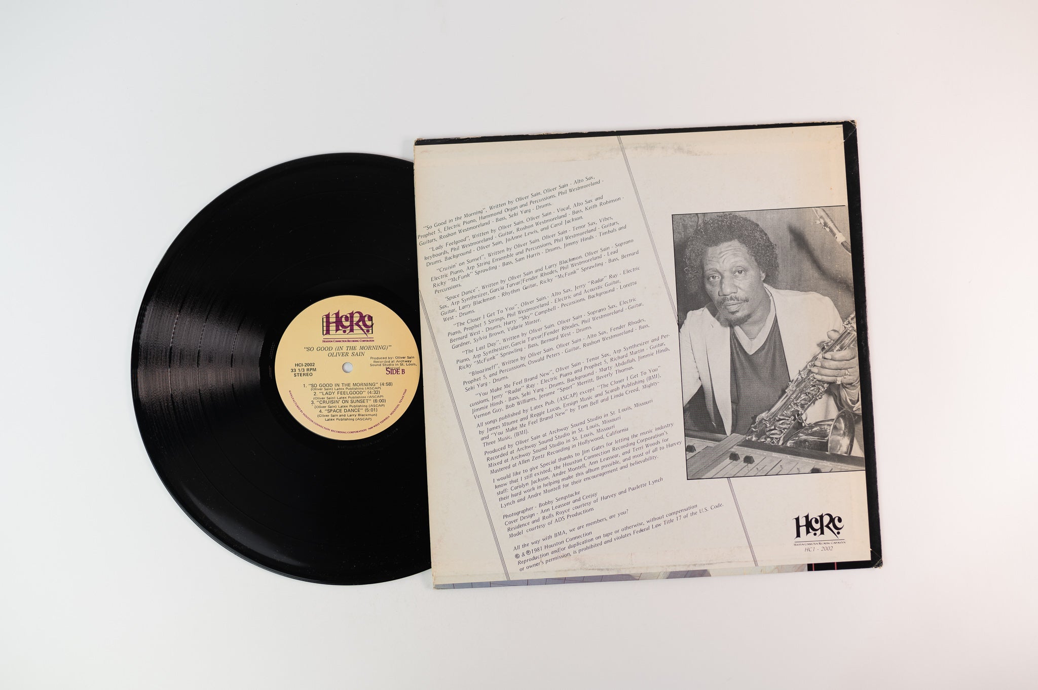 Oliver Sain - So Good (In The Morning) on Houston Connection Recording Corporation