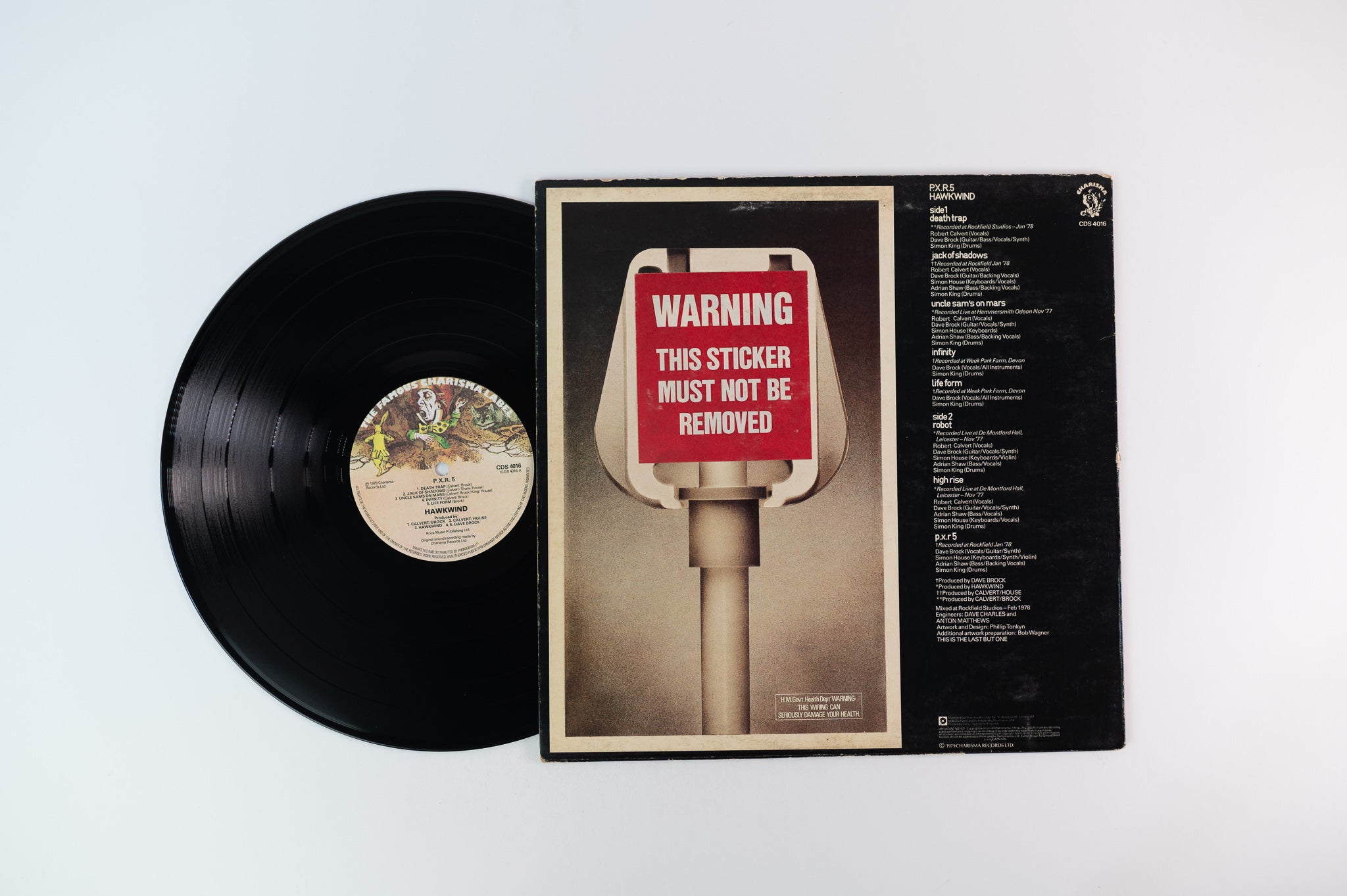 Hawkwind - P.X.R.5 on Famous Charisma UK Pressing