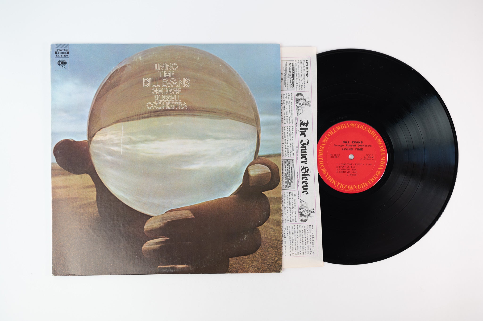 Bill Evans With George Russell Orchestra - Living Time on Columbia