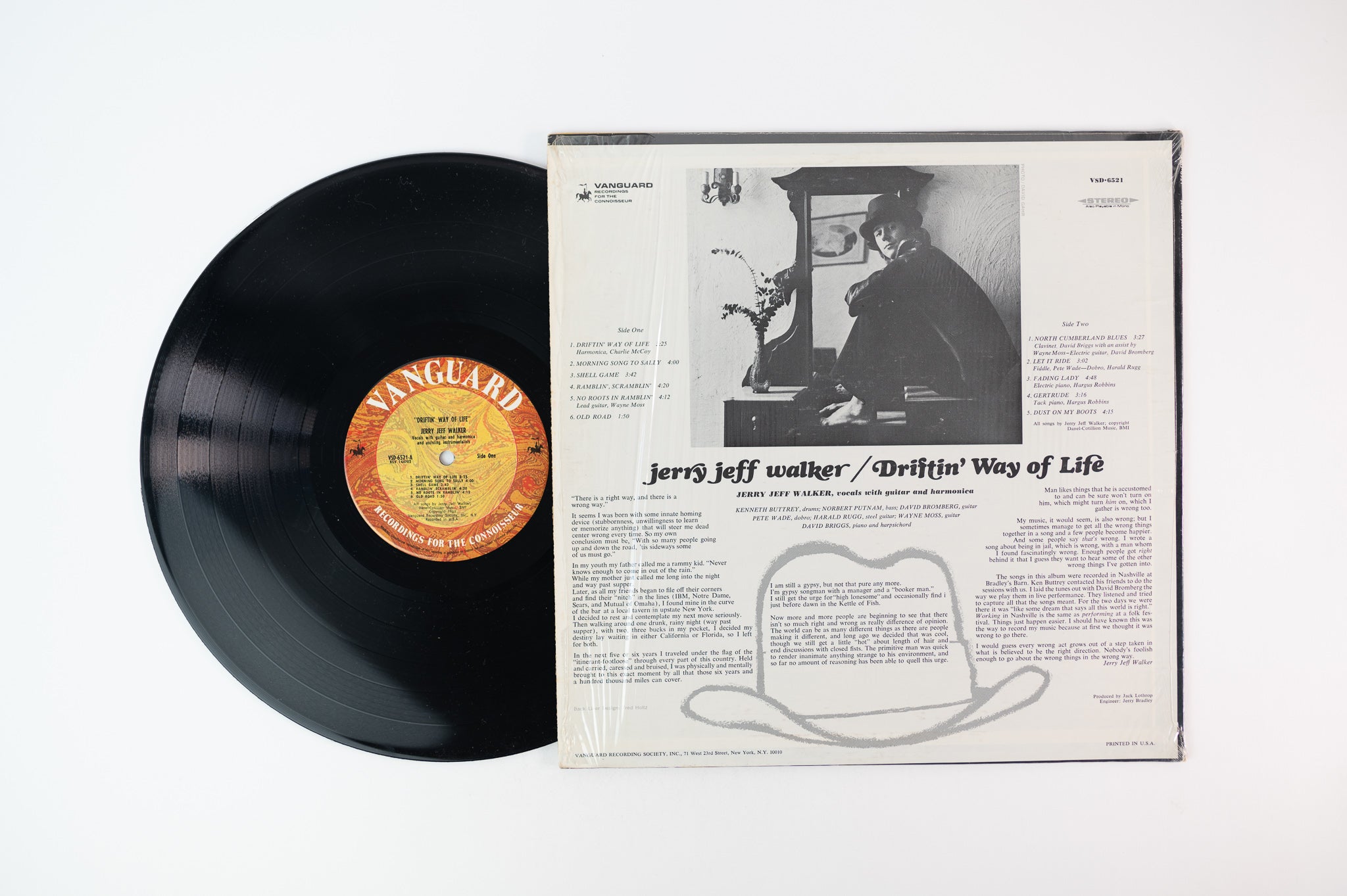 Jerry Jeff Walker - Driftin' Way Of Life on Vanguard Reissue