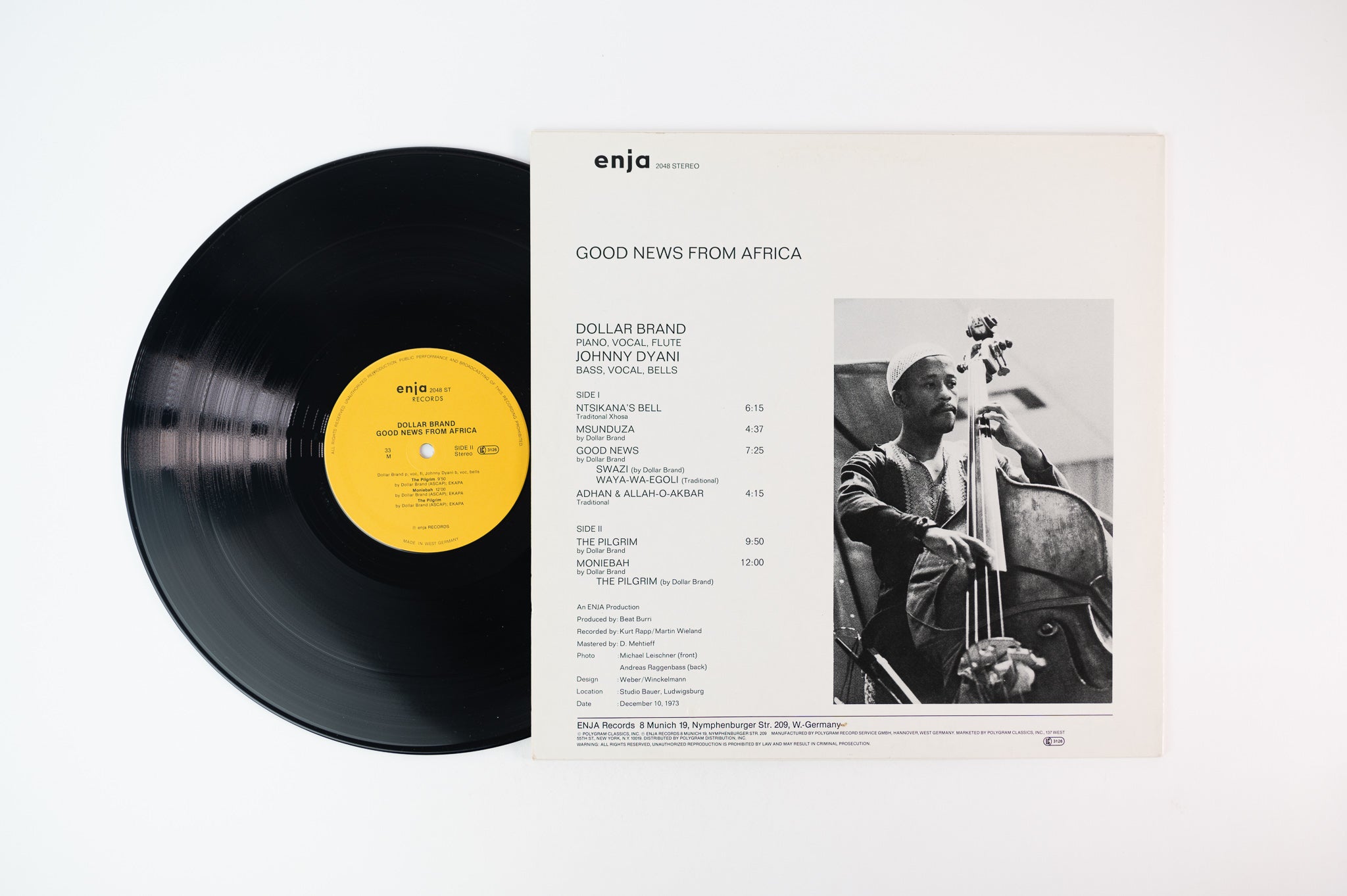 Dollar Brand Duo - Good News From Africa on Enja German Reissue