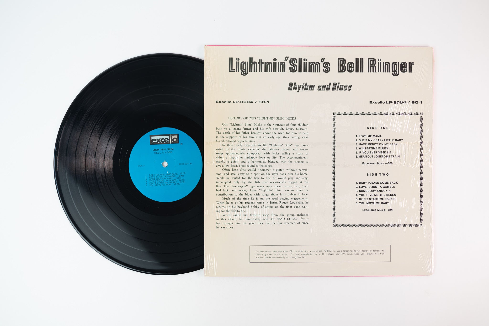 Lightning Slim - Bell Ringer on Excello Reissue