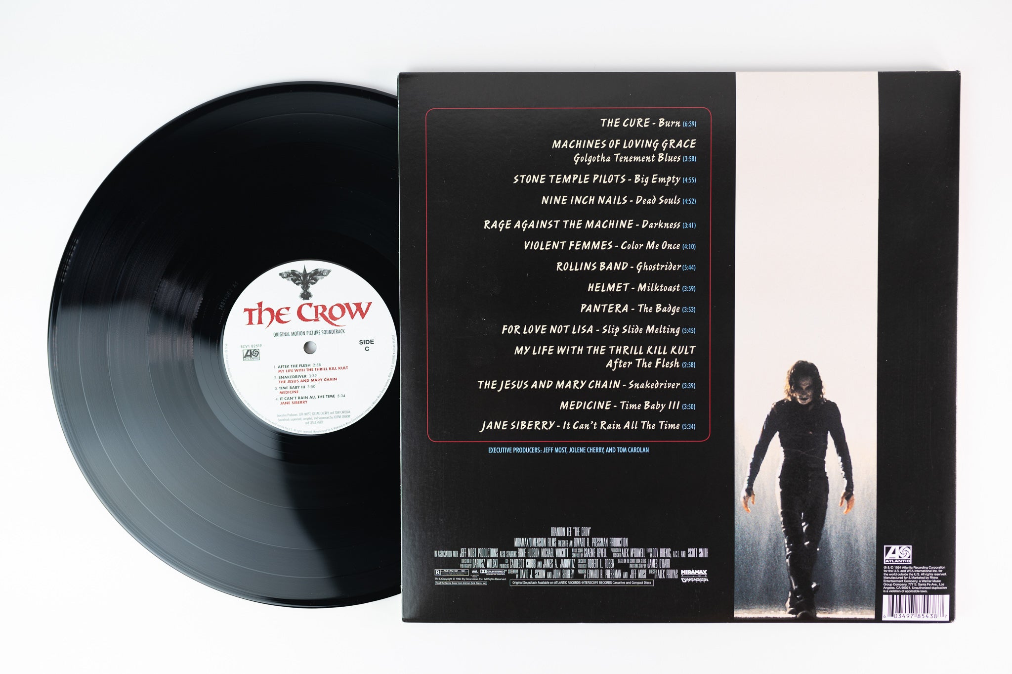 Various - The Crow (Original Motion Picture Soundtrack) on Atlantic Black / White Vinyl Limited RSD