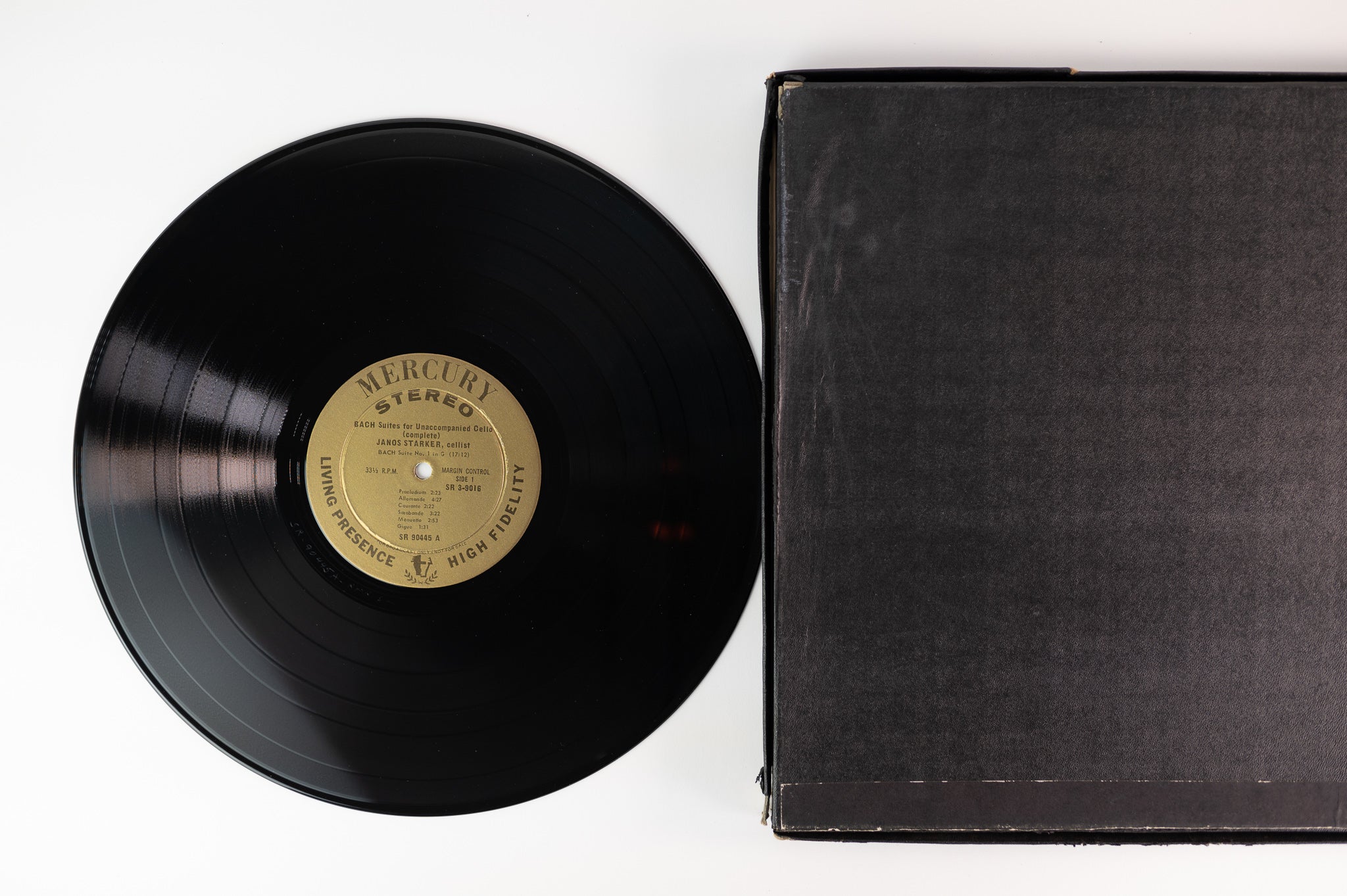 Johann Sebastian Bach - Janos Starker - Suites For Unaccompanied Cello Complete on Mercury Stereo Gold Label Promo