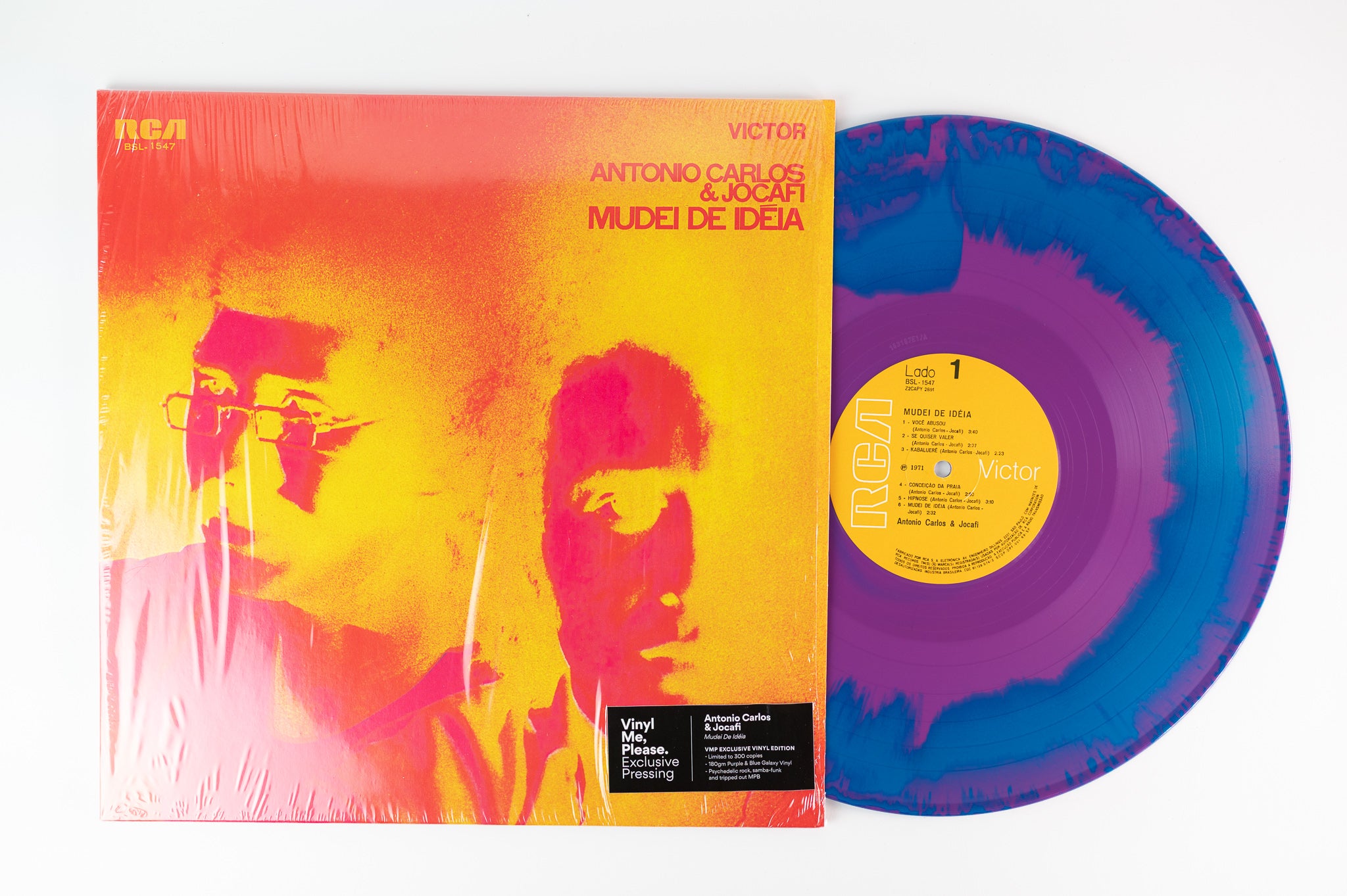 Antonio Carlos Jocafi - Mudei De Idia Vinyl Me Please Purple & Blue Galaxy Vinyl Limited Release