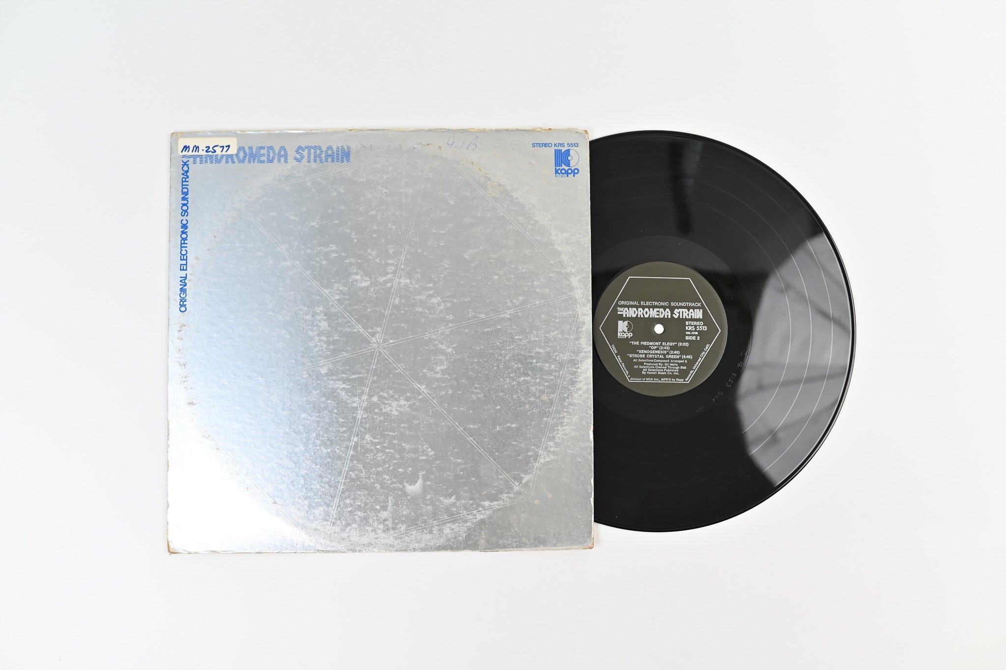 Gil Mellé - The Andromeda Strain Original Electronic Soundtracj on Kapp Standard Cover and Record