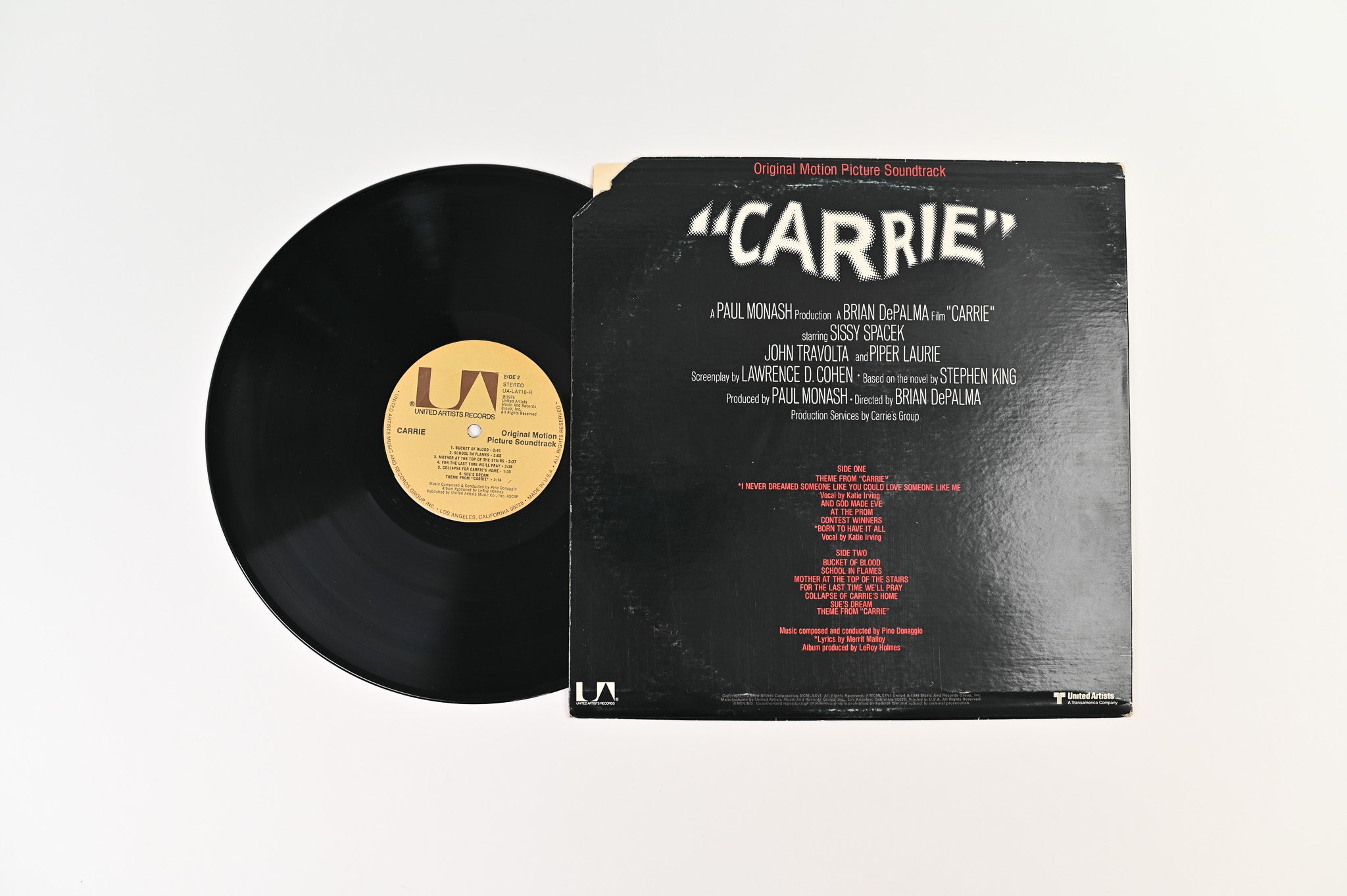 Pino Donaggio - "Carrie" (Original Motion Picture Soundtrack) on United Artists