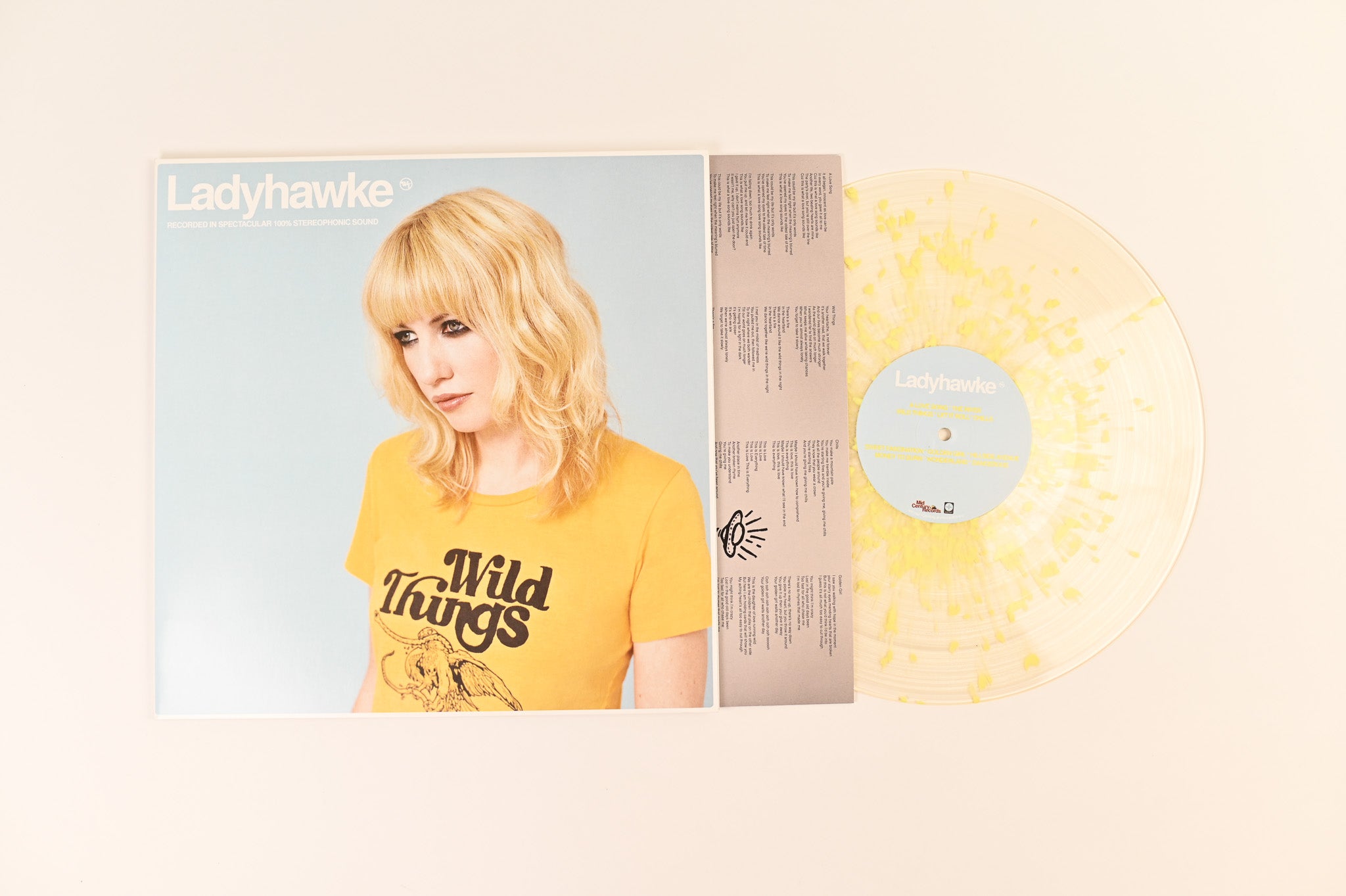 Ladyhawke - Wild Things on Mid Century Limited Clear / Yellow Splatter