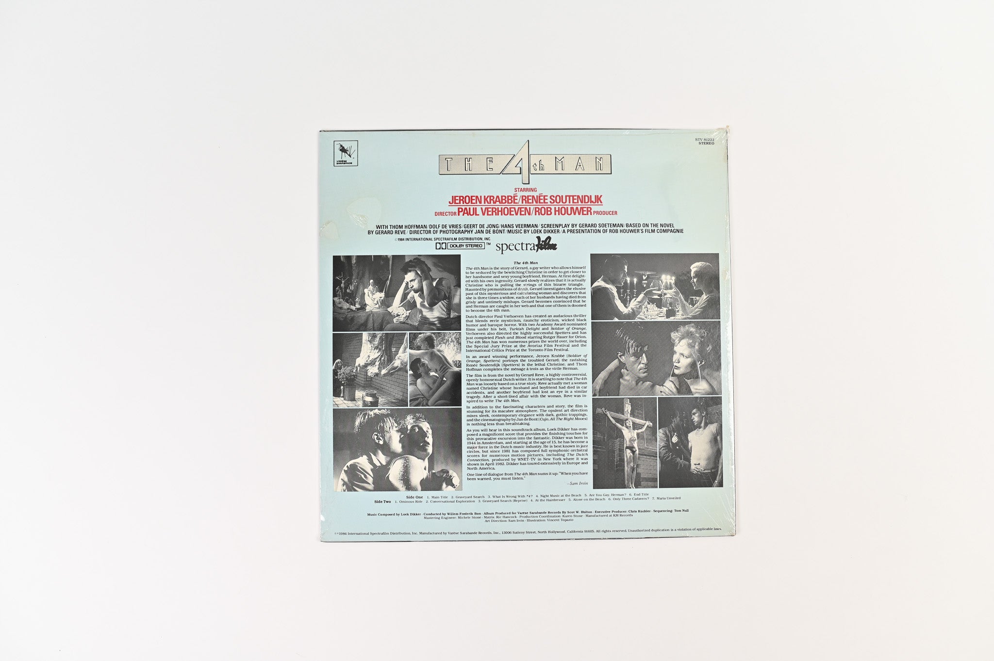 Loek Dikker - The 4th Man Original Soundtrack on Varese Sarabande Sealed