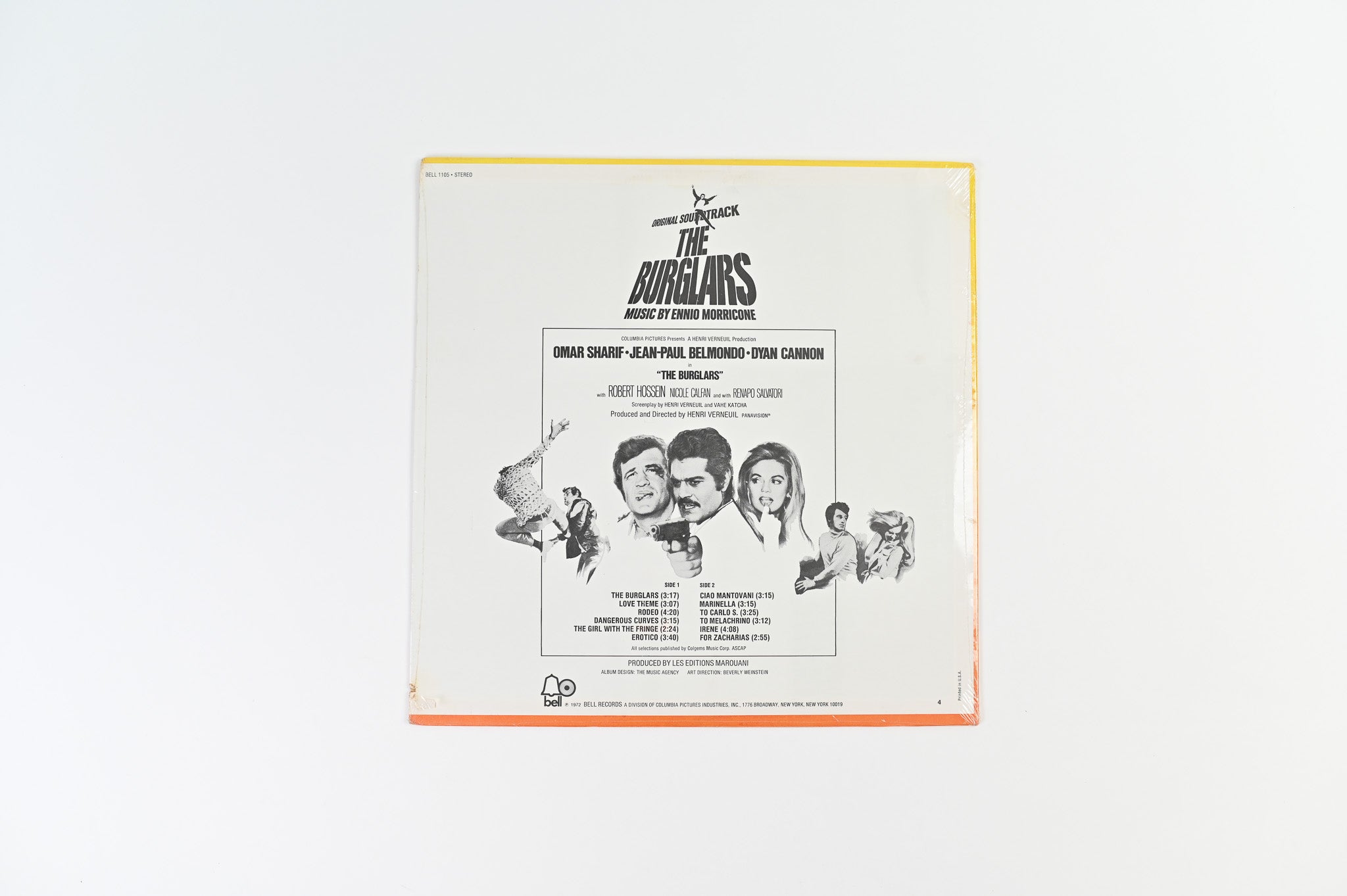 Ennio Morricone - The Burglars (Original Soundtrack) on Bell Sealed