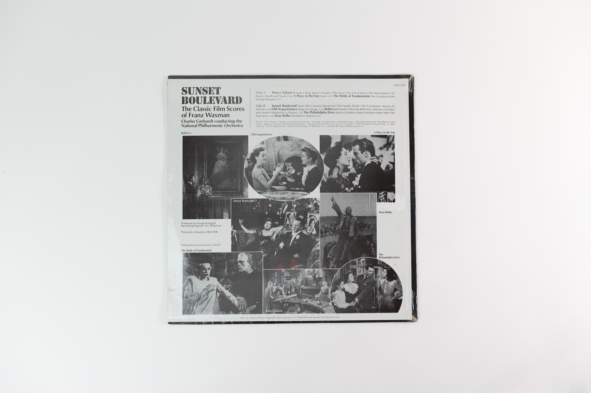 Franz Waxman - Sunset Boulevard - The Classic Film Scores Of Franz Waxman on RCA Sealed