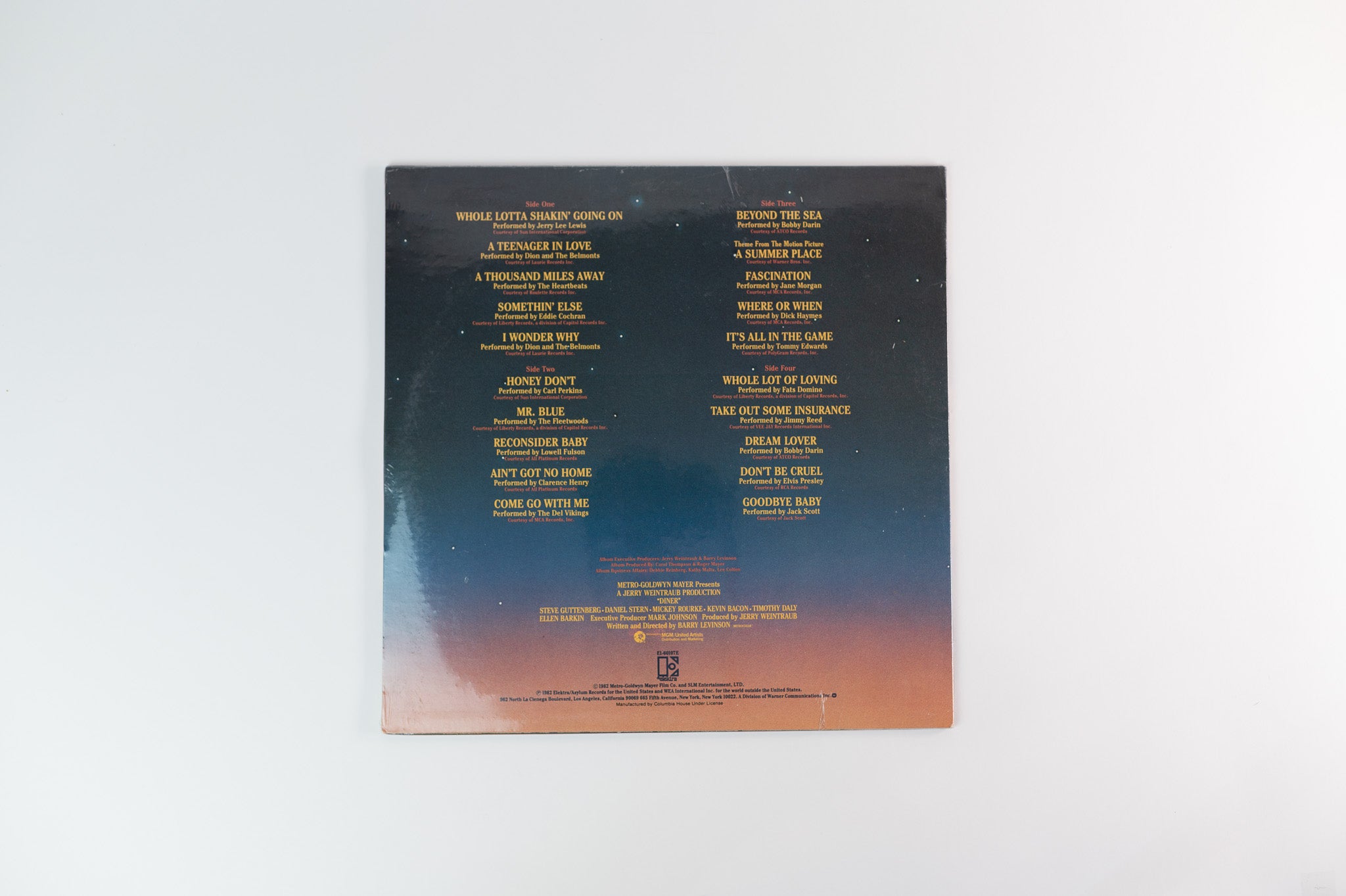 Various - Diner (Original Soundtrack) on Elektra Sealed
