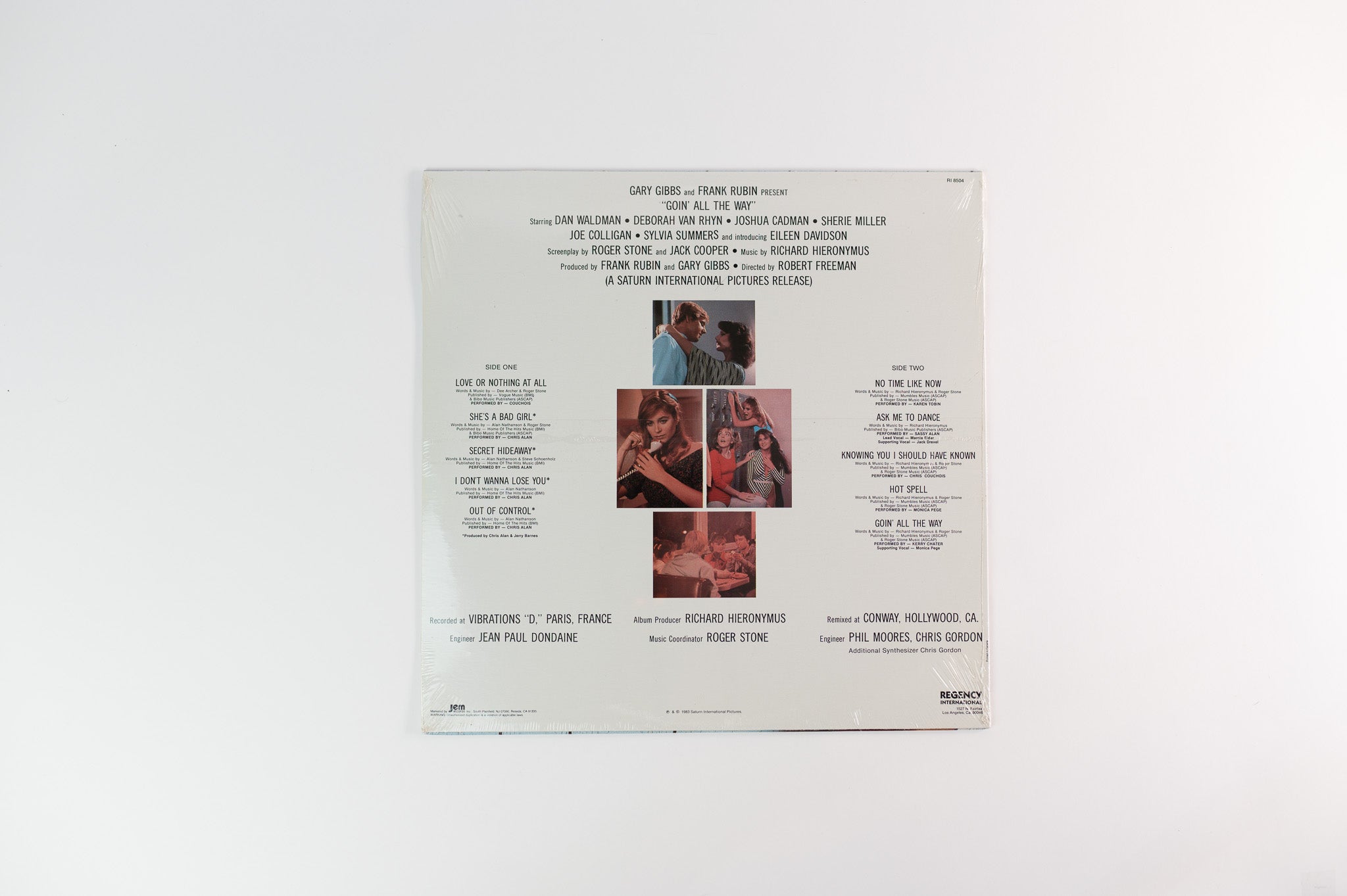 Richard Hieronymus - Goin' All The Way (Original Soundtrack) on Regency Intl Sealed