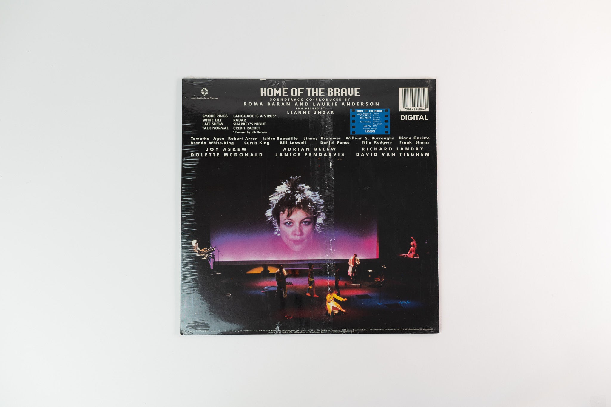 Laurie Anderson - Home Of The Brave on Warner Bros. Sealed