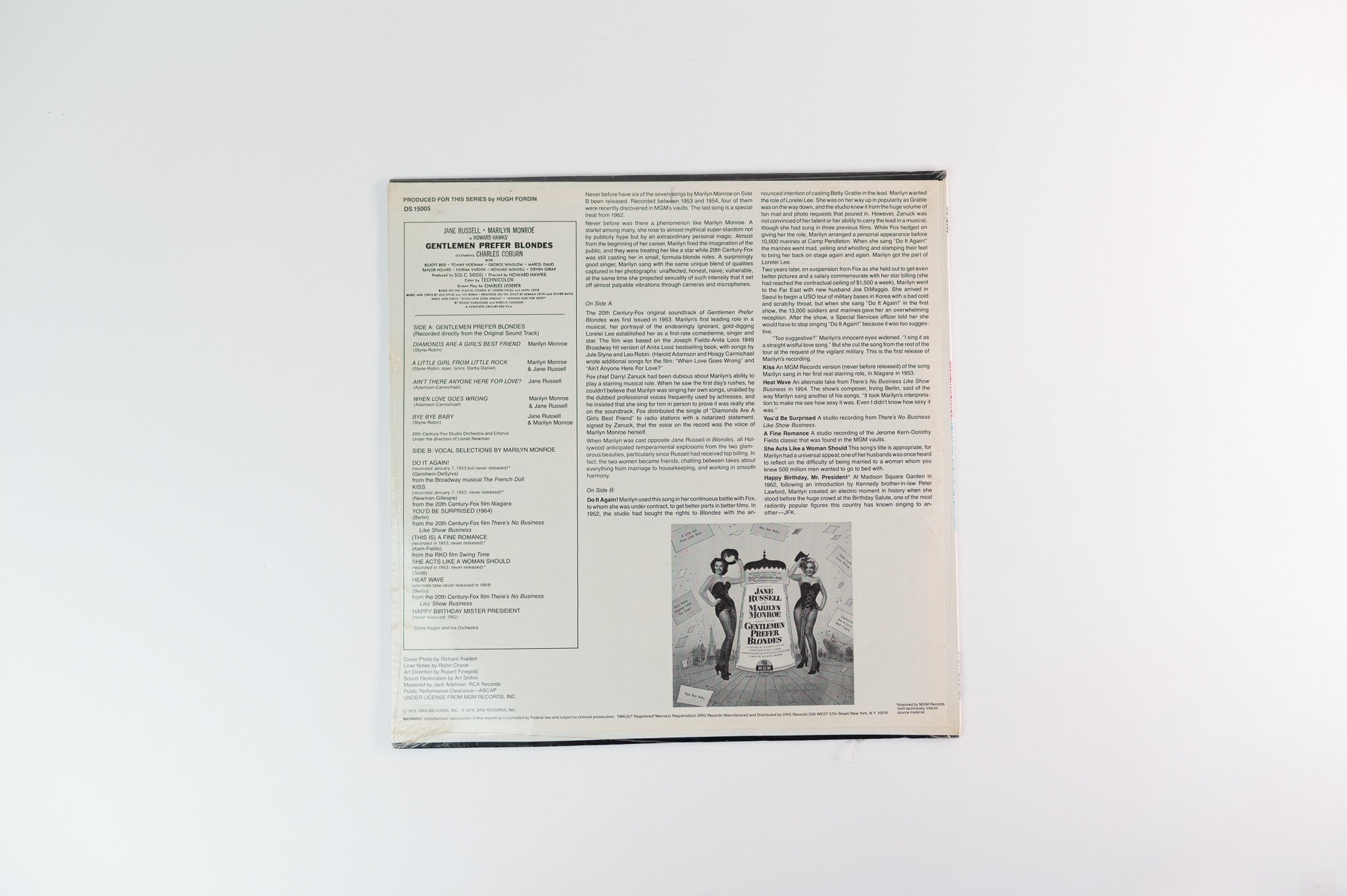 Marilyn Monroe - Never Before And Never Again on Stet Sealed